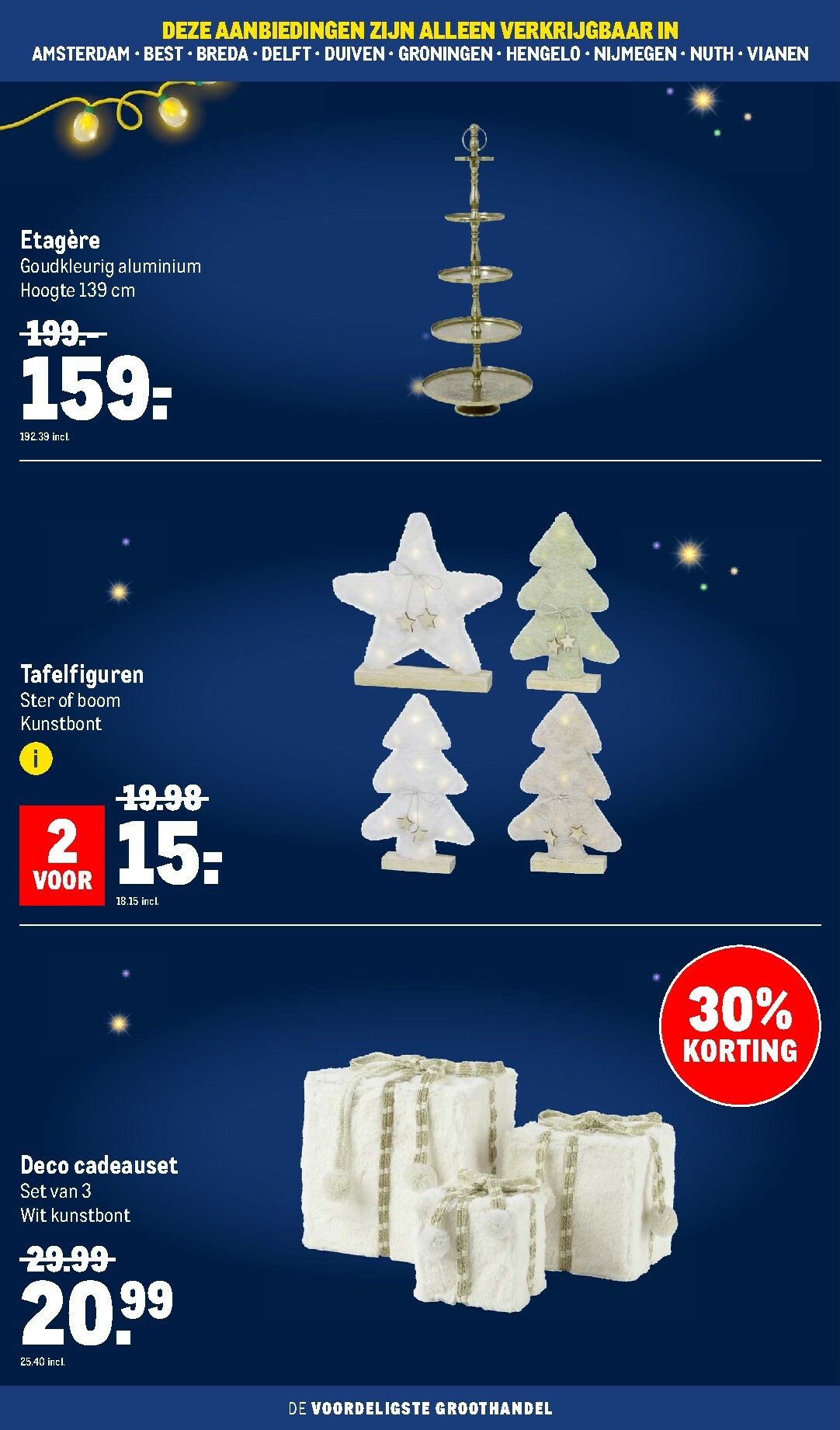 makro - De Makro - Decoratie & Cadeaus folder geldig vanaf 19-11 t/m 27-12 - page: 72