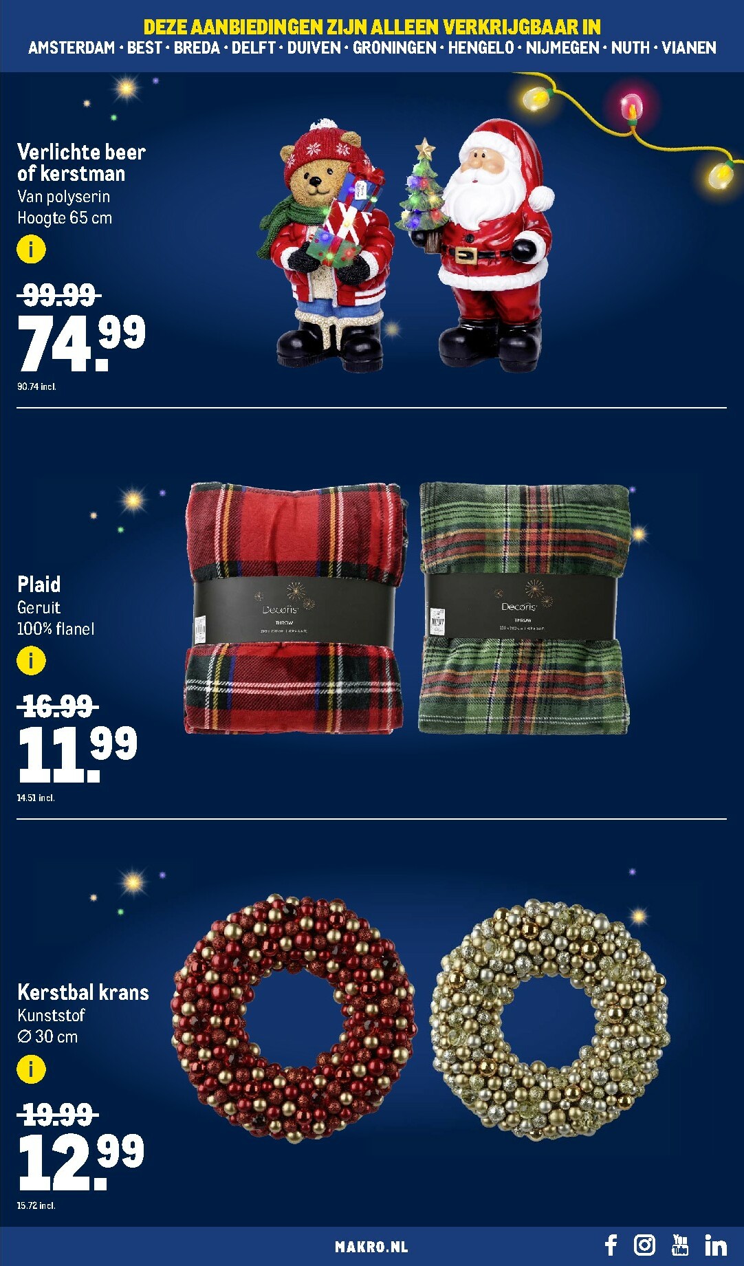 makro - De Makro - Decoratie & Cadeaus folder geldig vanaf 19-11 t/m 27-12 - page: 69