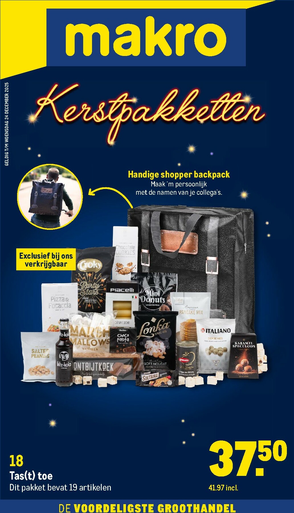 makro - De Makro - Kerstpakketten folder geldig vanaf 19-11 t/m 24-12