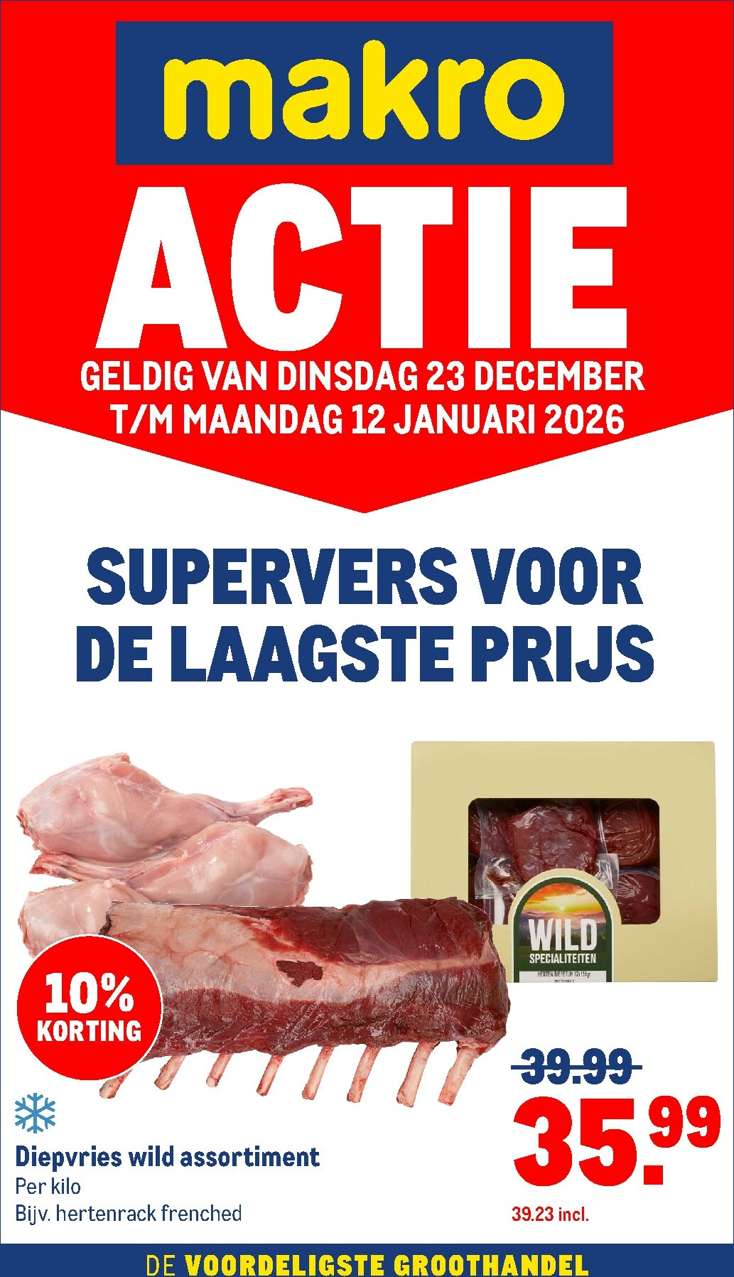 makro - De Makro - Versdeals folder geldig vanaf 23-12 t/m 12-01