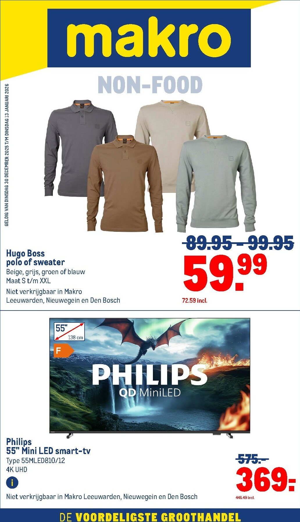 makro - De Makro - Non-Food folder geldig vanaf 30-12 t/m 13-01