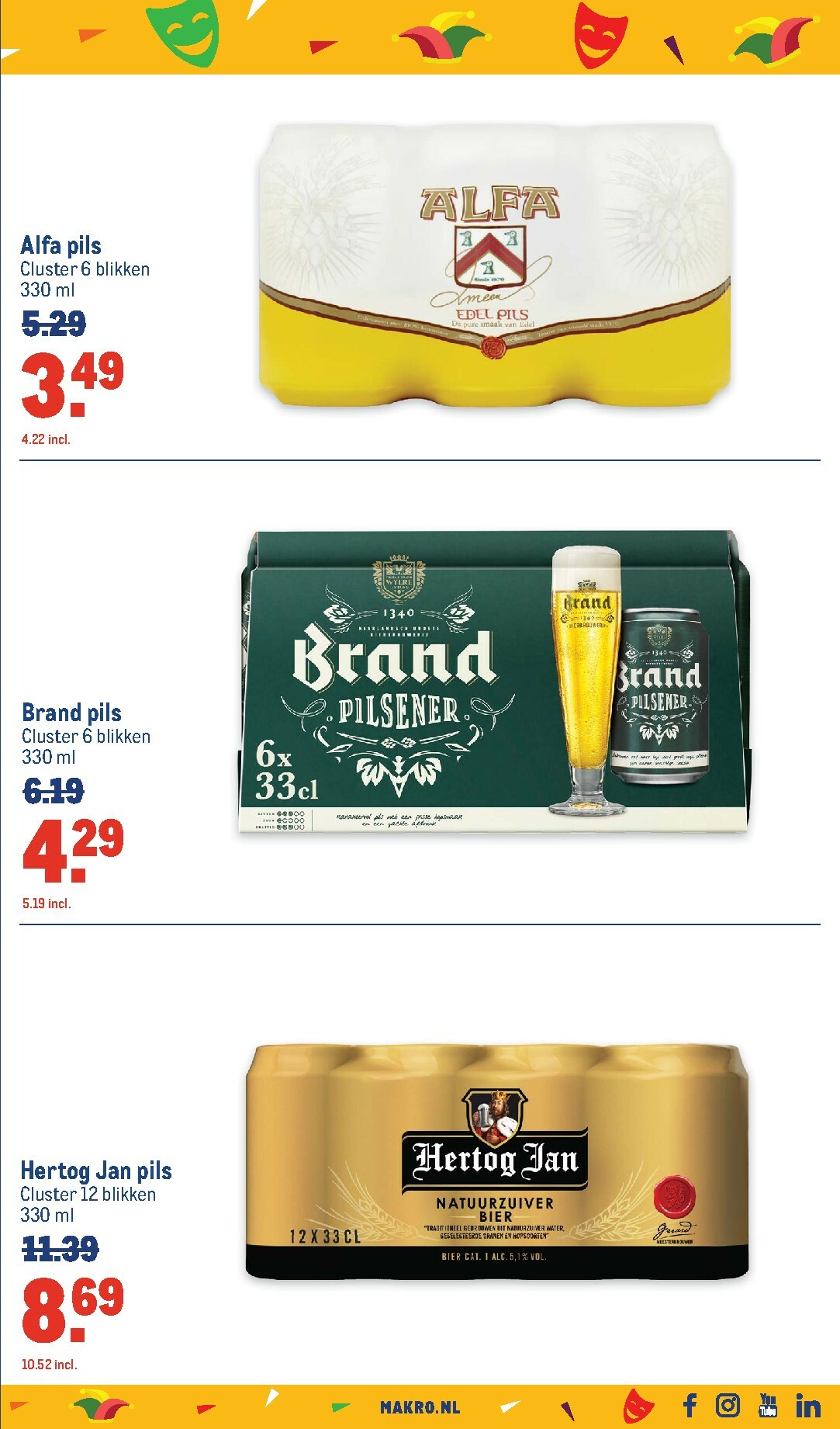 makro - De Makro - Carnaval folder geldig vanaf 14-01 t/m 24-02 - page: 5