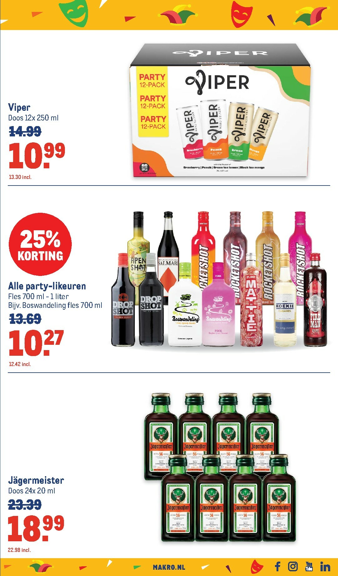 makro - De Makro - Carnaval folder geldig vanaf 14-01 t/m 24-02 - page: 3