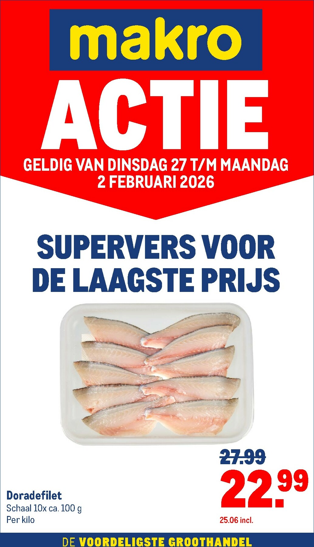 makro - De Makro - Versdeals folder geldig vanaf 27-01 t/m 02-02