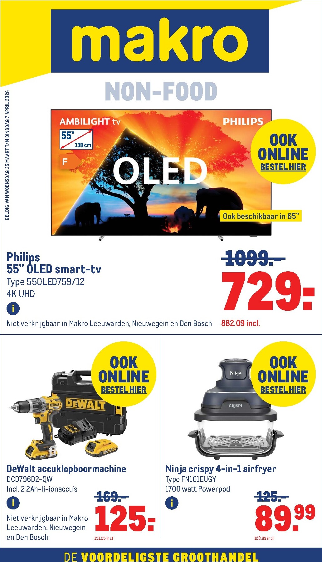makro - De Makro - Non-Food folder geldig vanaf 25-03-2026 t/m 07-04-2026