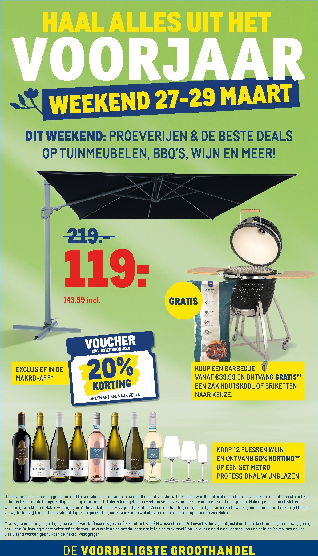 makro - De Makro - Voorjaarsweekend folder geldig vanaf 27-03-2026 t/m 29-03-2026