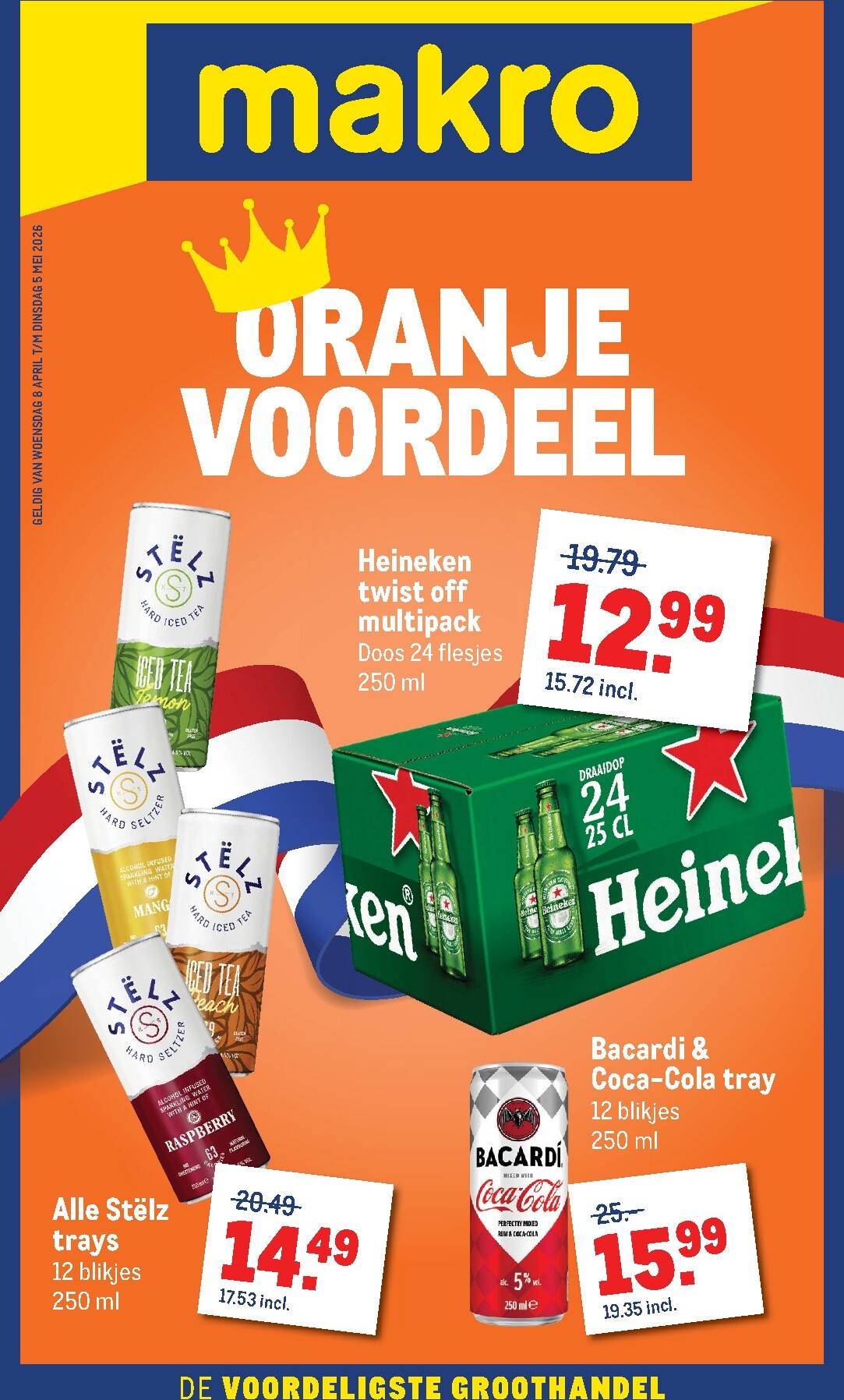 makro - Huidige Makro - Oranjevoordeel folder geldig van woensdag 08-04-2026 tot dinsdag 05-05-2026