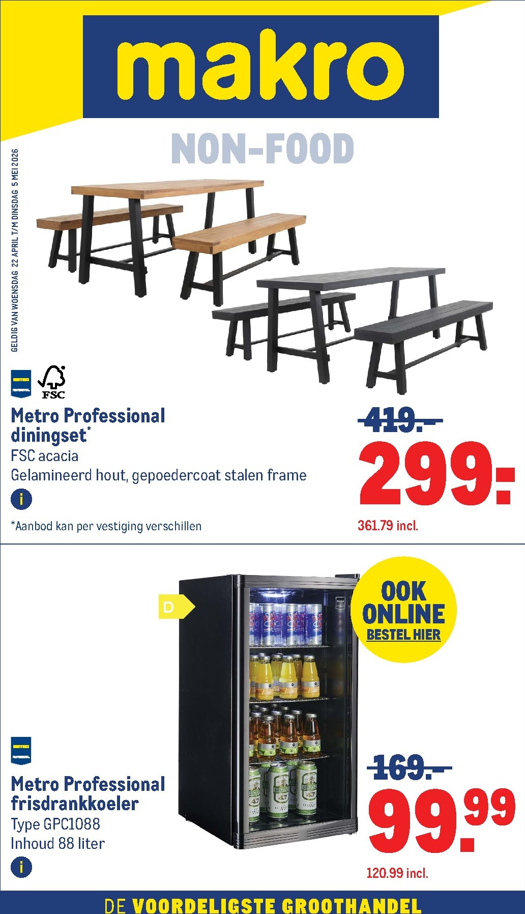 makro - Toekomstige Makro - Non-Food folder geldig van woensdag 22-04-2026 tot dinsdag 05-05-2026
