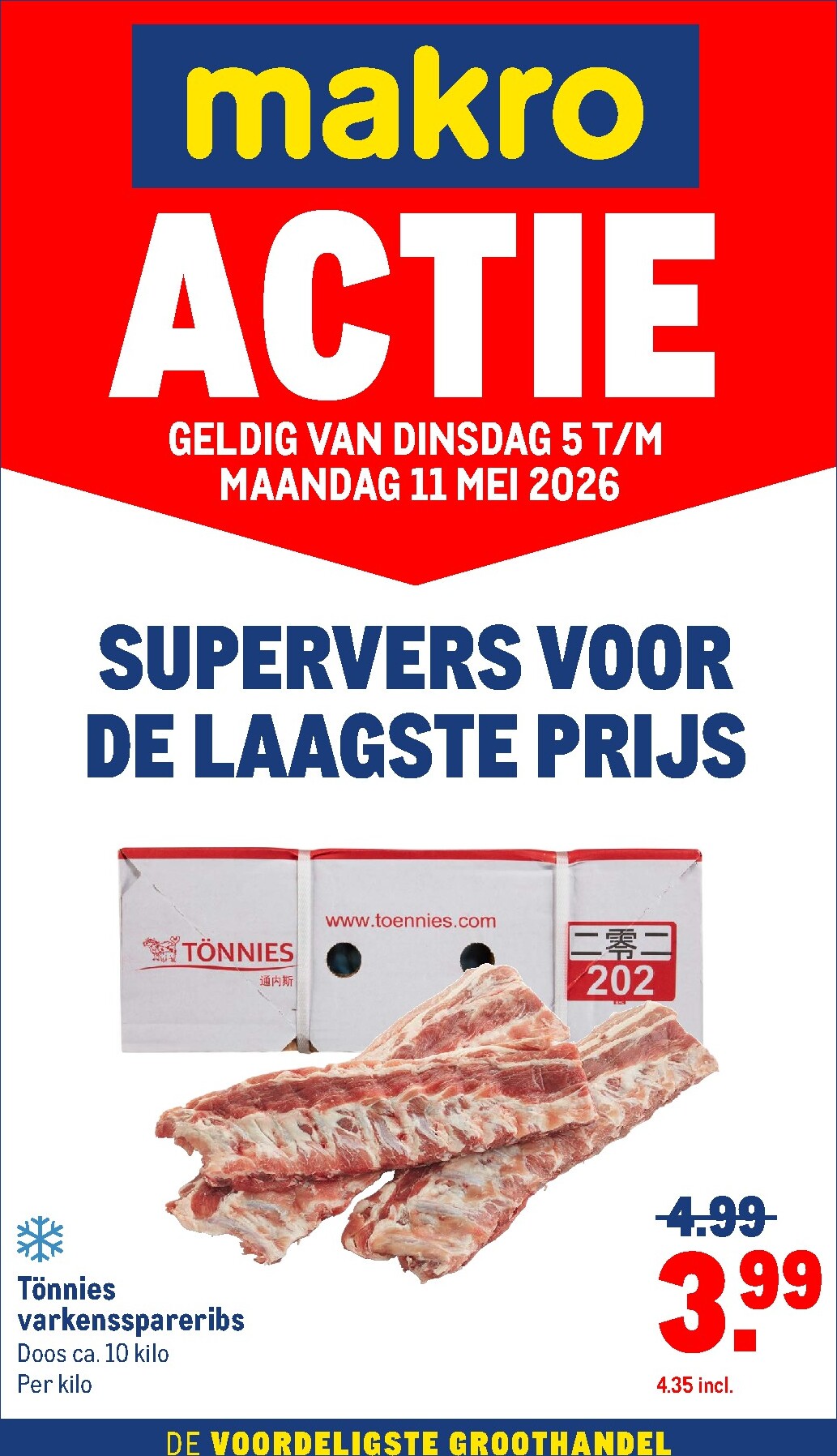 makro - Huidige Makro - Versdeals folder geldig van dinsdag 05-05-2026 tot maandag 11-05-2026 - page: 1