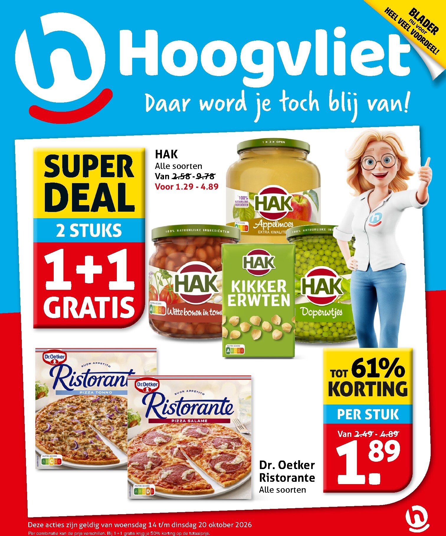 hoogvliet - Toekomstige Hoogvliet folder geldig van woensdag 14-10-2026 tot dinsdag 20-10-2026