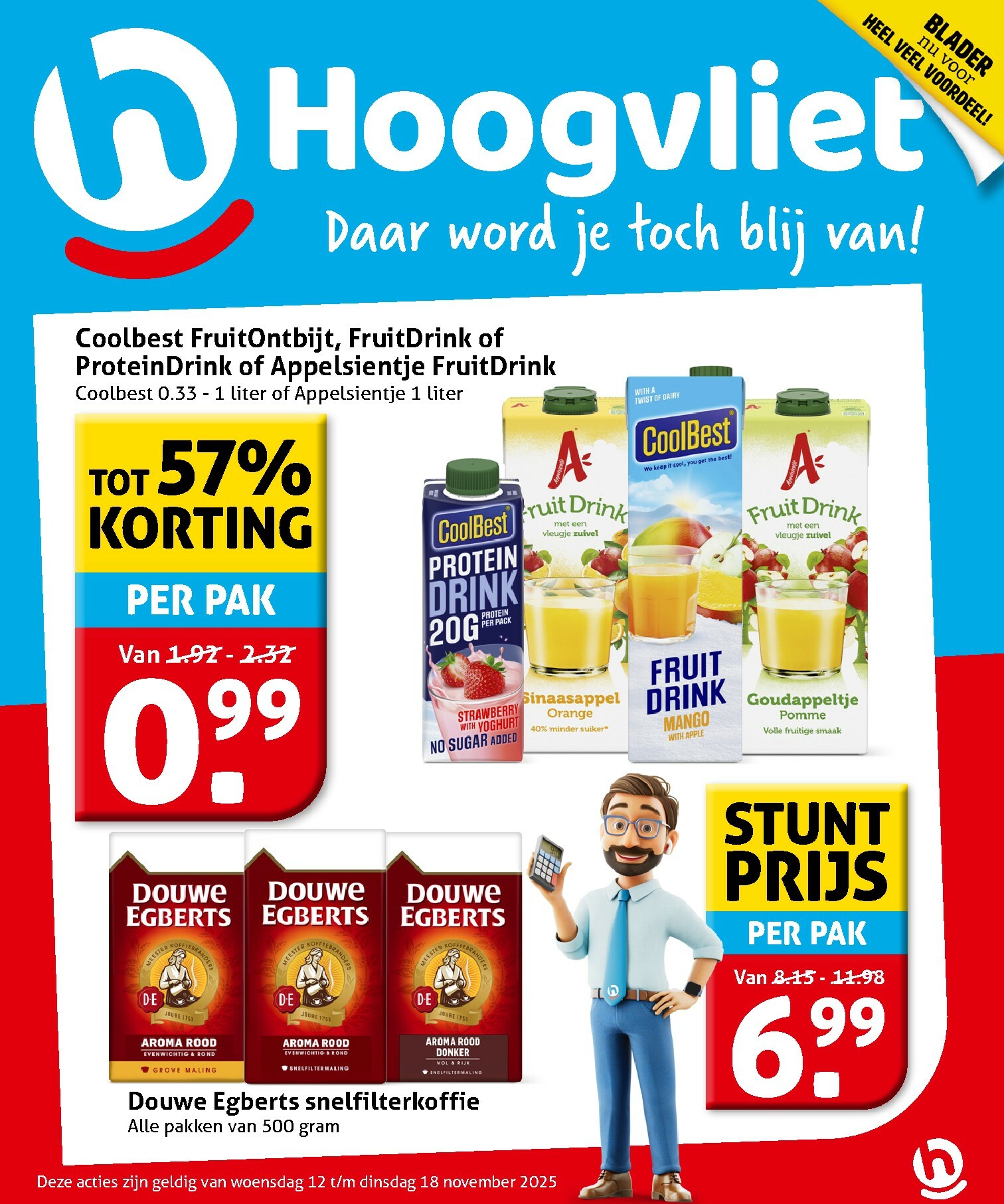 hoogvliet - De Hoogvliet folder geldig vanaf 12-11 t/m 18-11 - page: 1