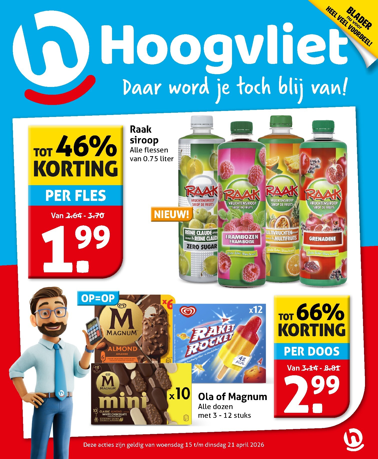 hoogvliet - Hoogvliet folder voor volgende week van woensdag 15-04-2026 tot dinsdag 21-04-2026