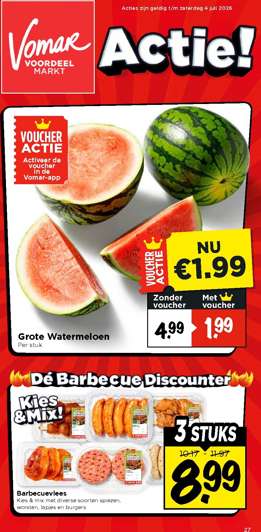 vomar - Huidige Vomar - Weekendfolder folder geldig van donderdag 25-06-2026 tot zaterdag 04-07-2026