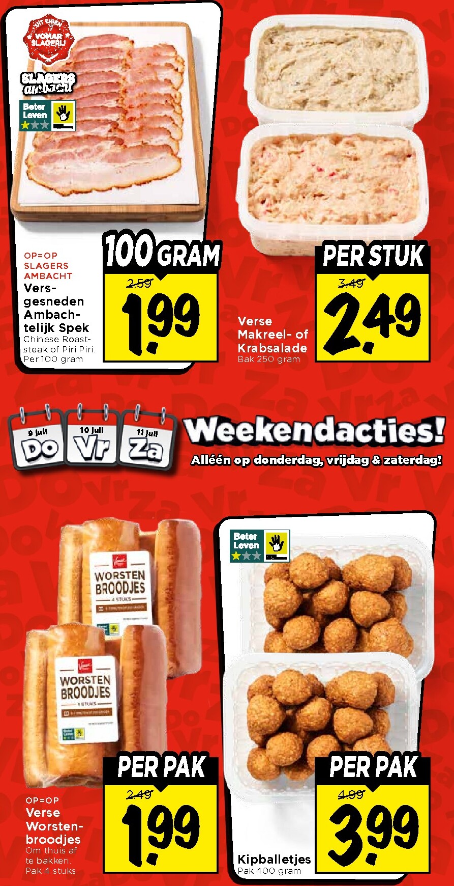 vomar - Huidige Vomar - Weekendfolder folder geldig van donderdag 09-07-2026 tot zaterdag 11-07-2026 - page: 4