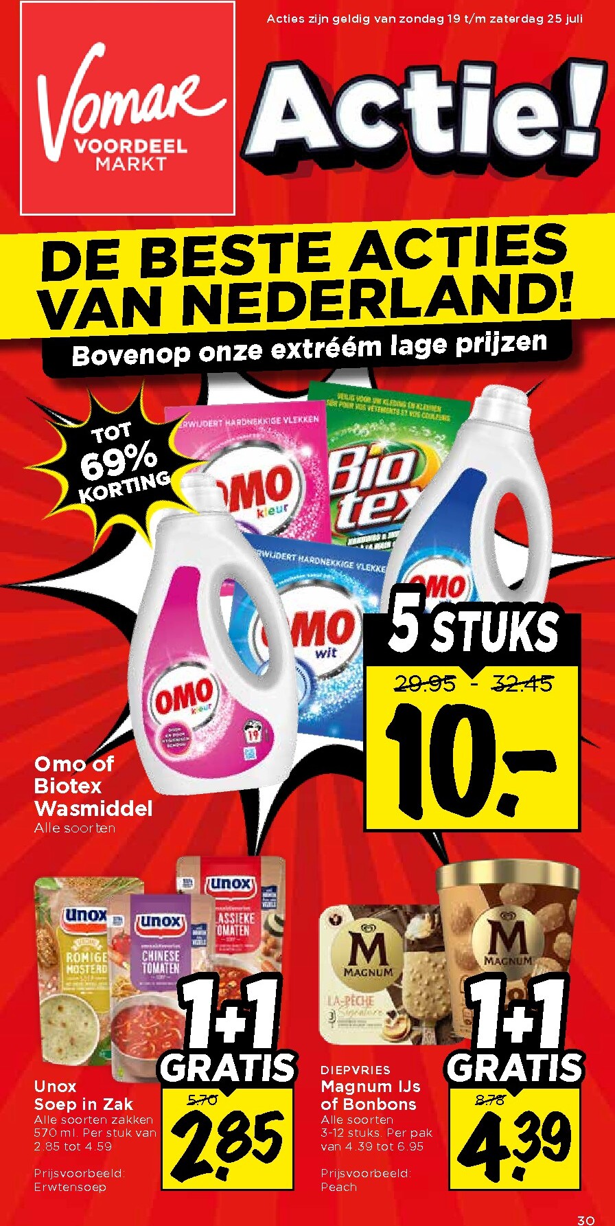 vomar - Vomar - Online weekfolder week 30 folder voor volgende week van zondag 19-07-2026 tot zaterdag 25-07-2026 - page: 1