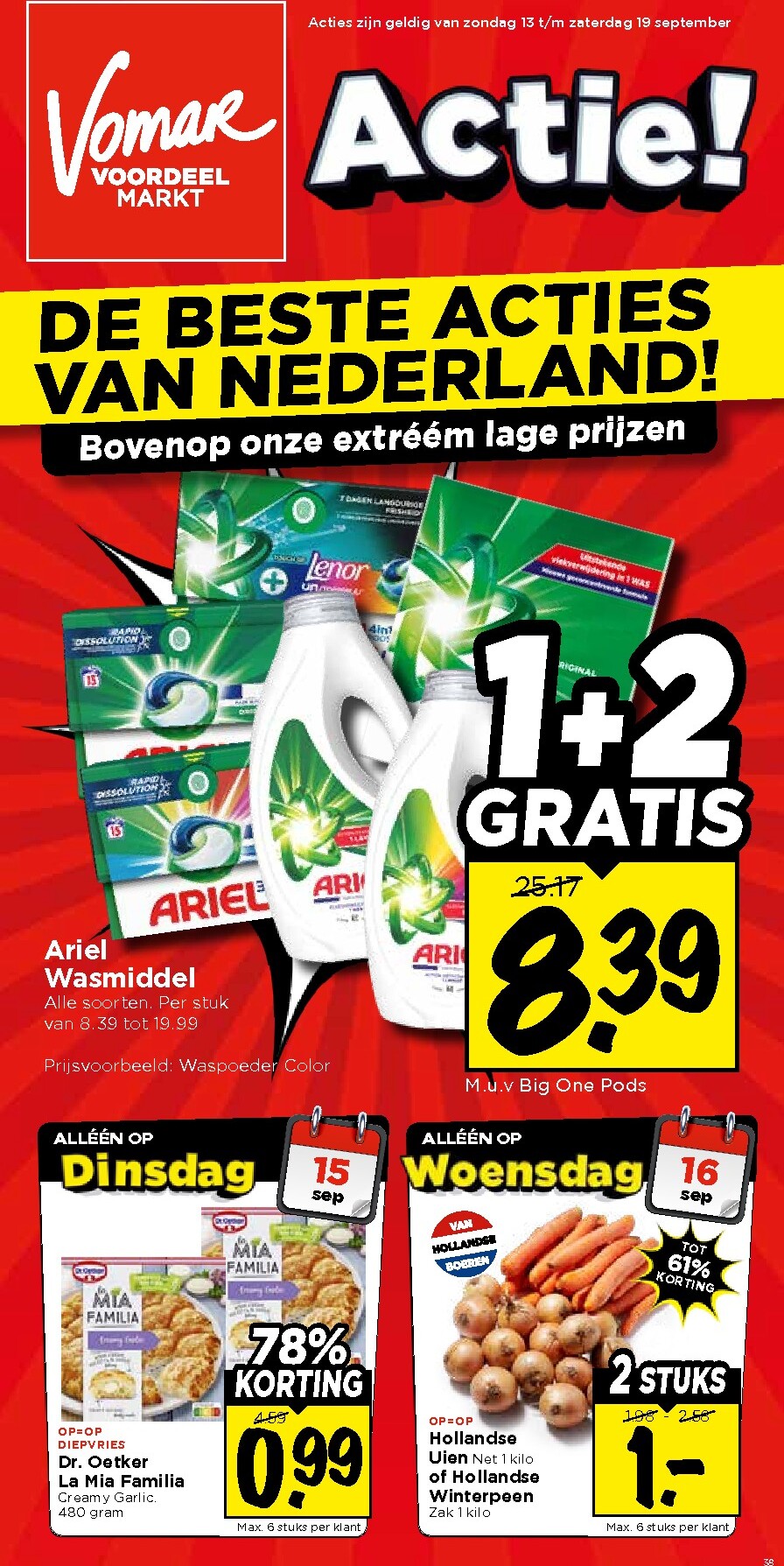 vomar - Vomar folder voor volgende week van zondag 13-09-2026 tot zaterdag 19-09-2026 - page: 1