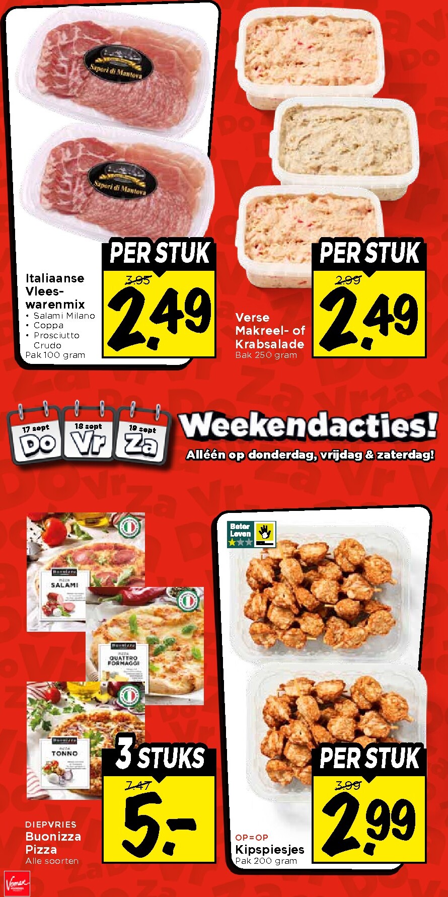vomar - Huidige Vomar - Weekendfolder folder geldig van donderdag 17-09-2026 tot zaterdag 19-09-2026 - page: 4