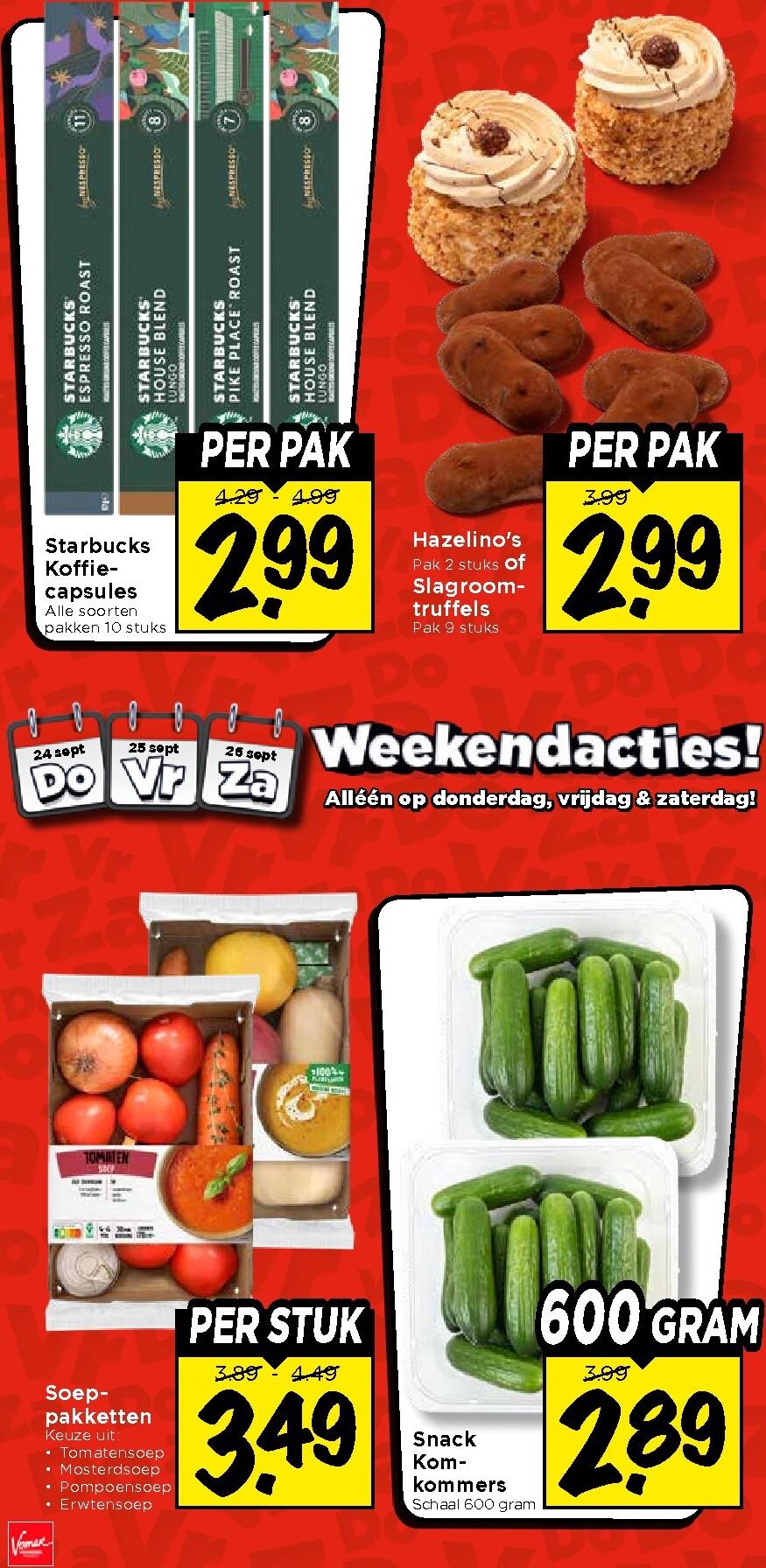vomar - Huidige Vomar - Weekendfolder folder geldig van donderdag 24-09-2026 tot zaterdag 26-09-2026 - page: 3