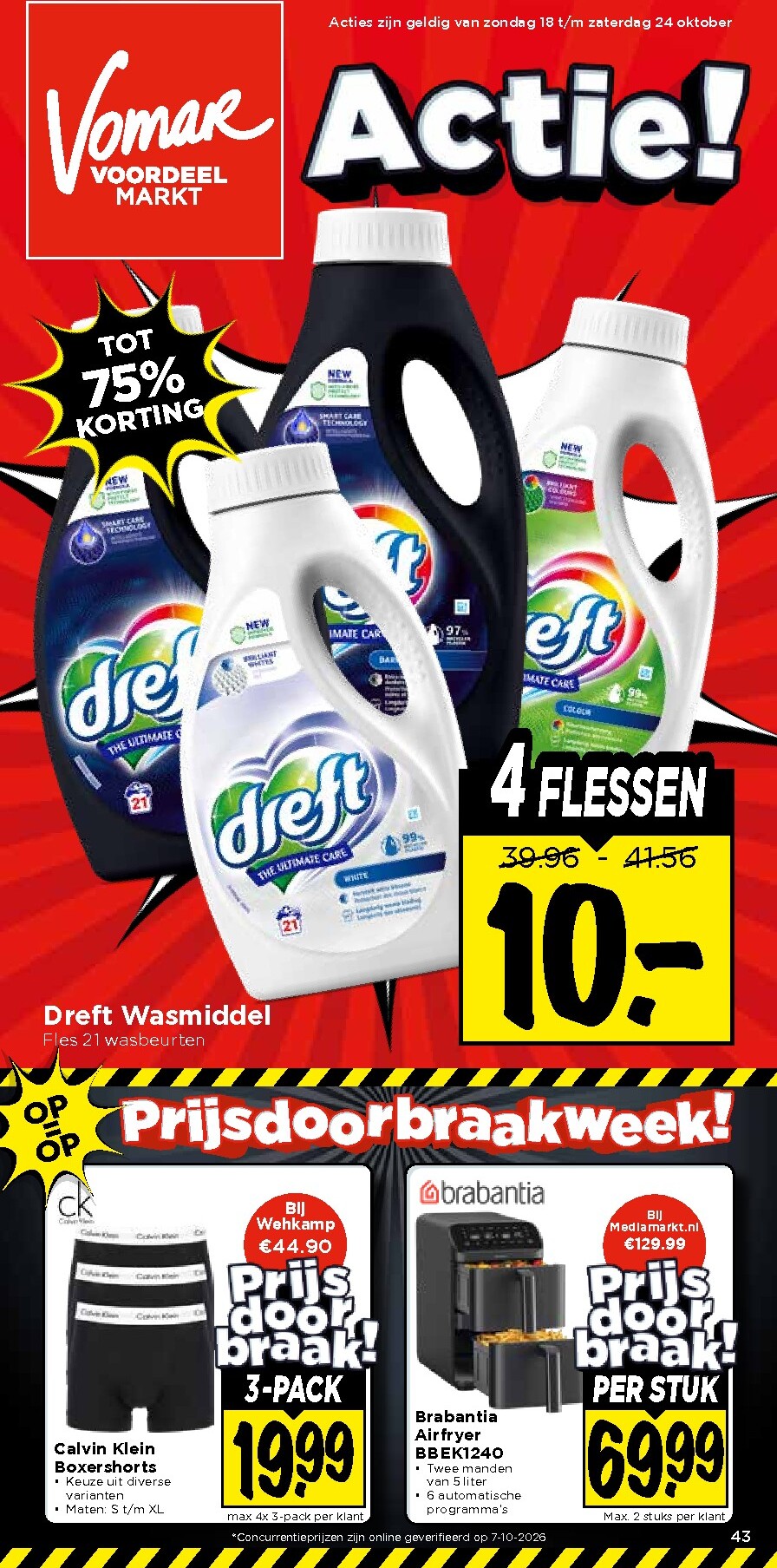 vomar - Vomar folder voor volgende week van zondag 18-10-2026 tot zaterdag 24-10-2026