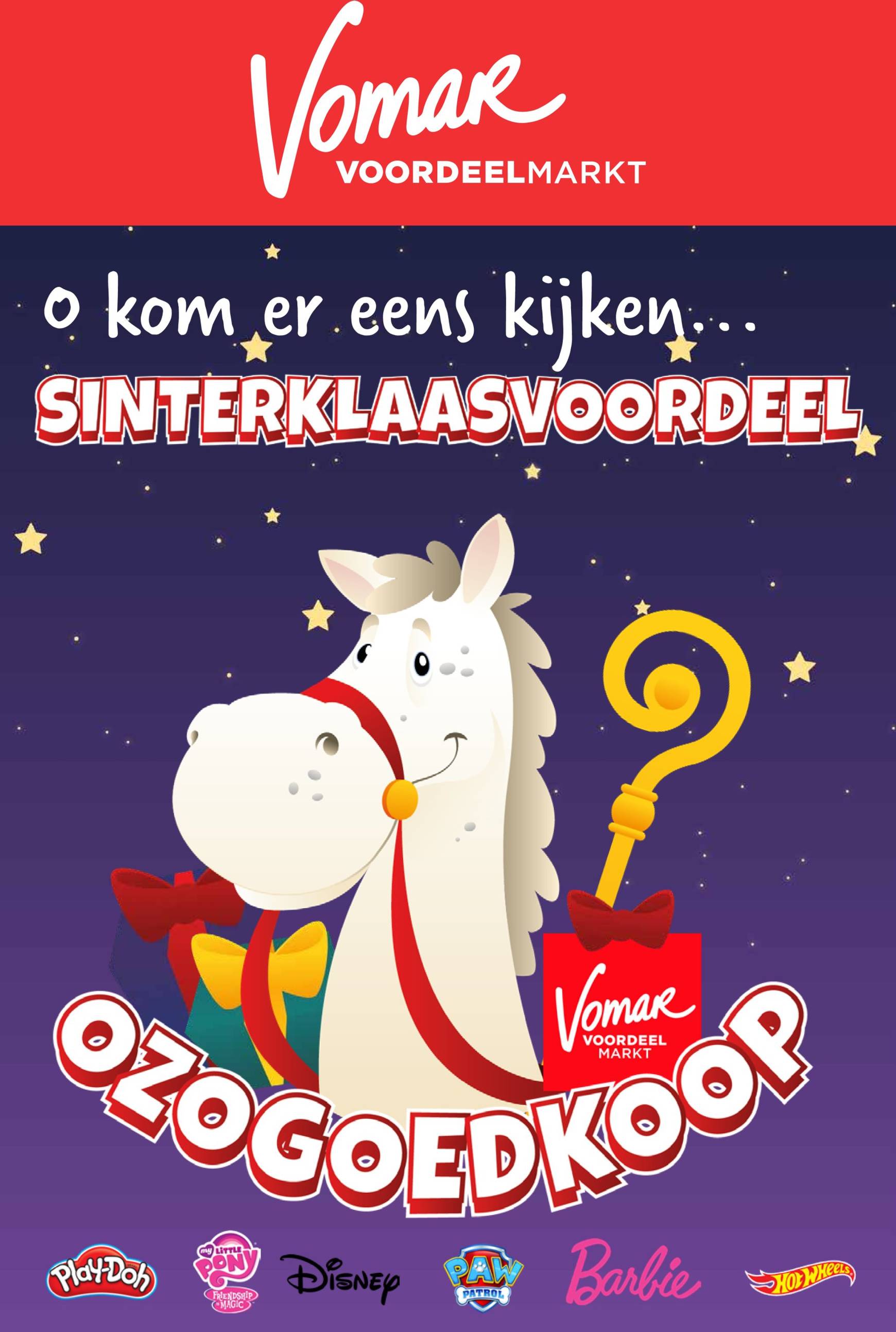 vomar - Vomar - Sinterklaasvoordeel folder geldig vanaf 13.10. - 27.10.