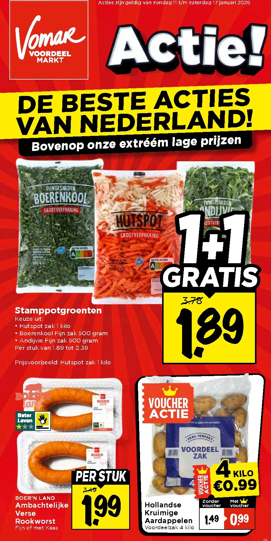 vomar - De Vomar folder geldig vanaf 11-01 t/m 17-01