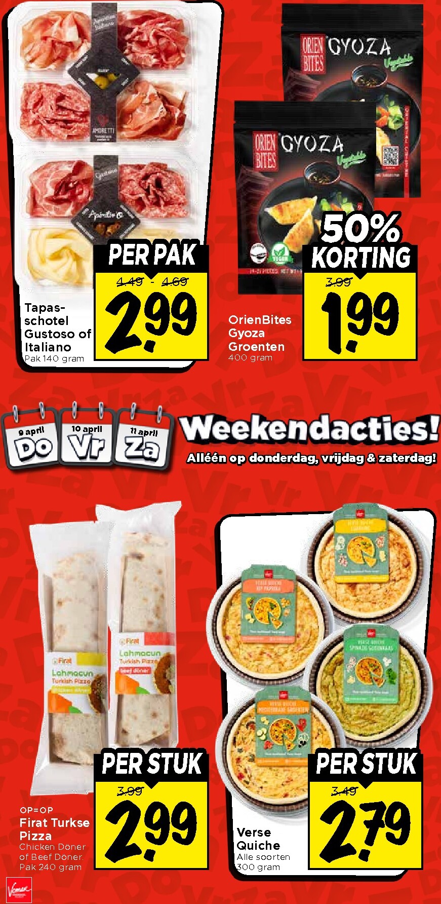 vomar - Huidige Vomar - Weekendfolder folder geldig van donderdag 09-04-2026 tot zaterdag 11-04-2026 - page: 4