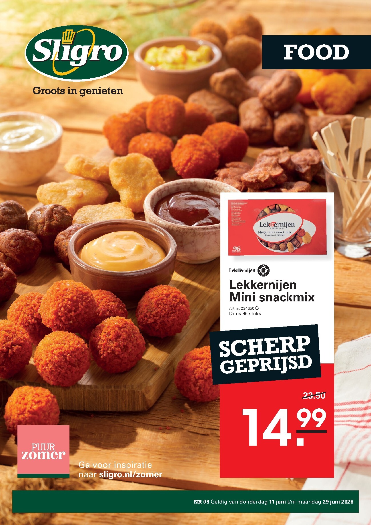 sligro - Toekomstige Sligro - Food folder geldig van donderdag 11-06-2026 tot maandag 29-06-2026