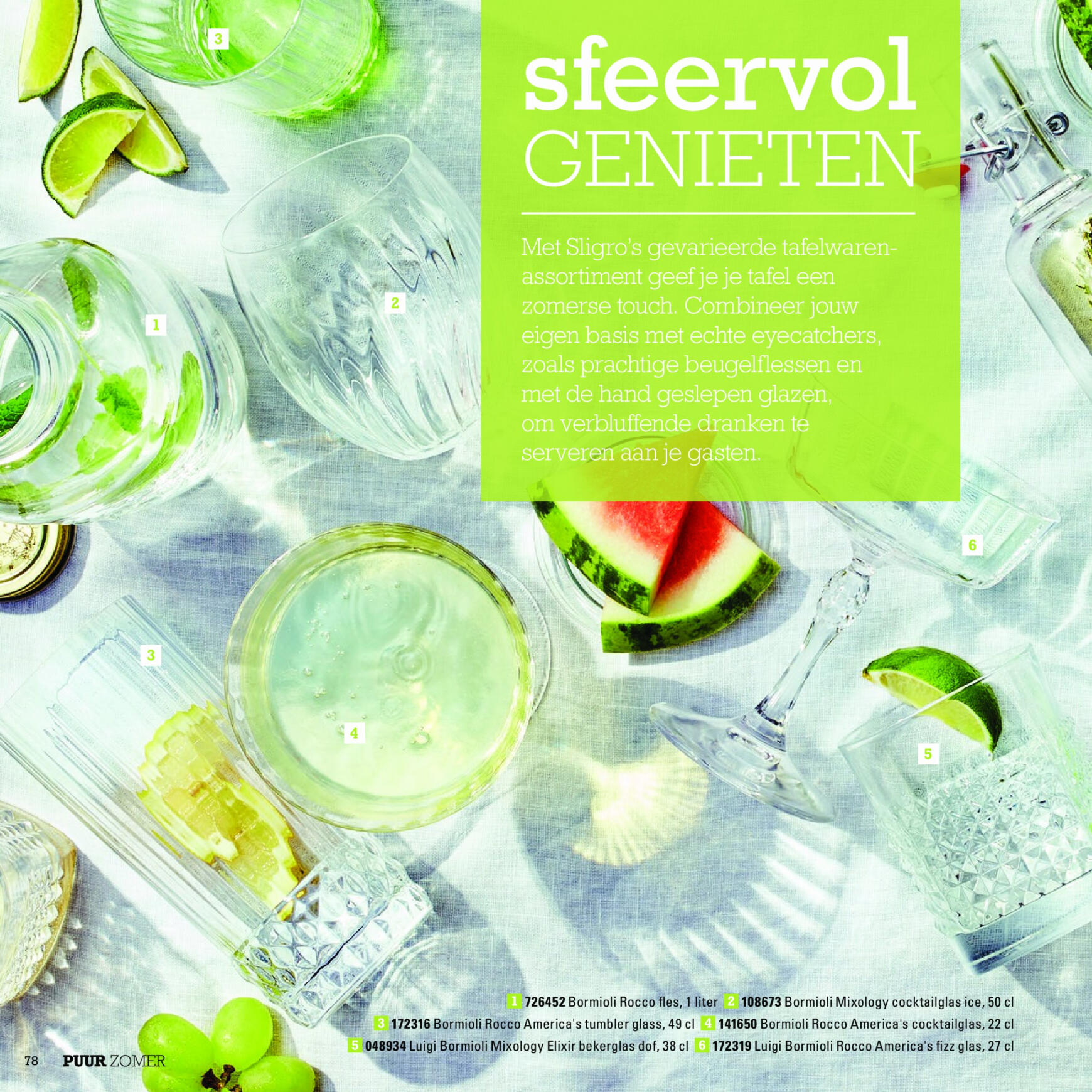 sligro - Sligro - Inspiratiemagazine folder huidig 15.06. - 21.09. - page: 78