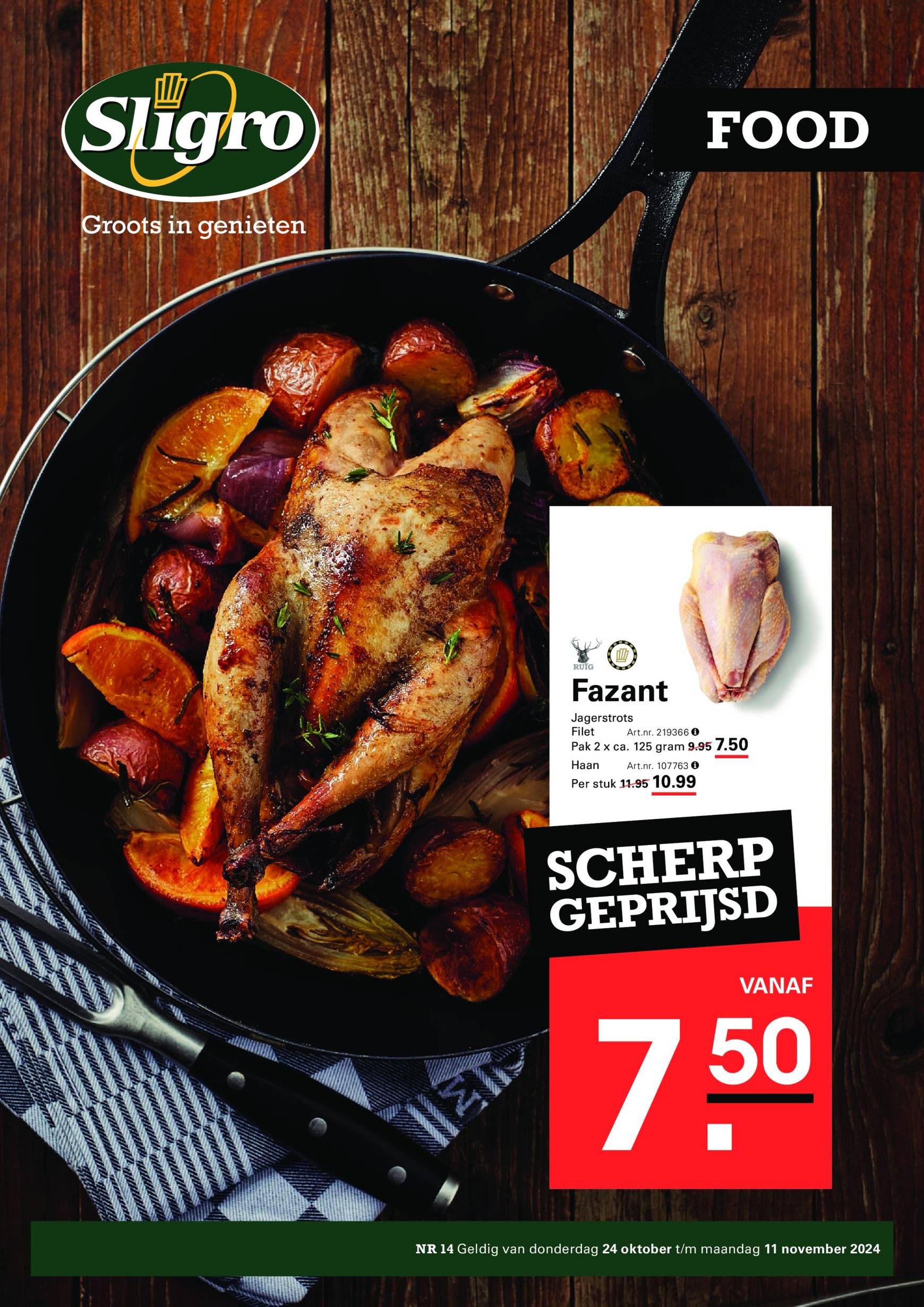 sligro - Sligro - Restaurants folder geldig vanaf 24.10. - 11.11.