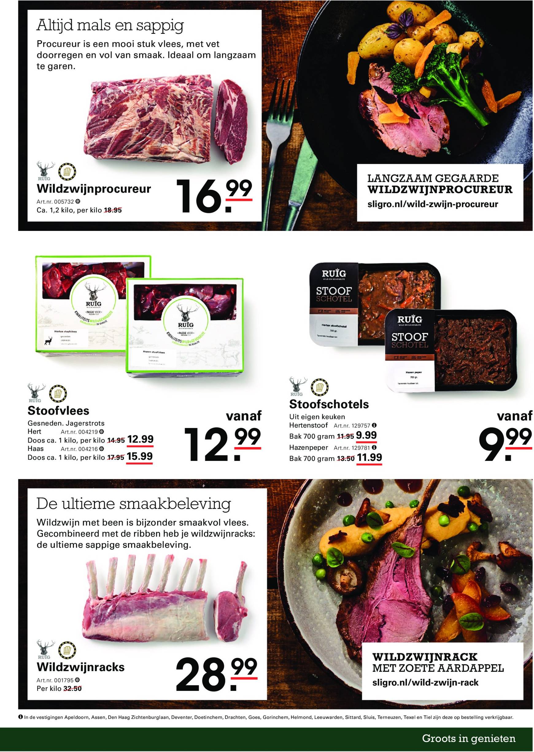 sligro - Sligro - Restaurants folder geldig vanaf 24.10. - 11.11. - page: 3