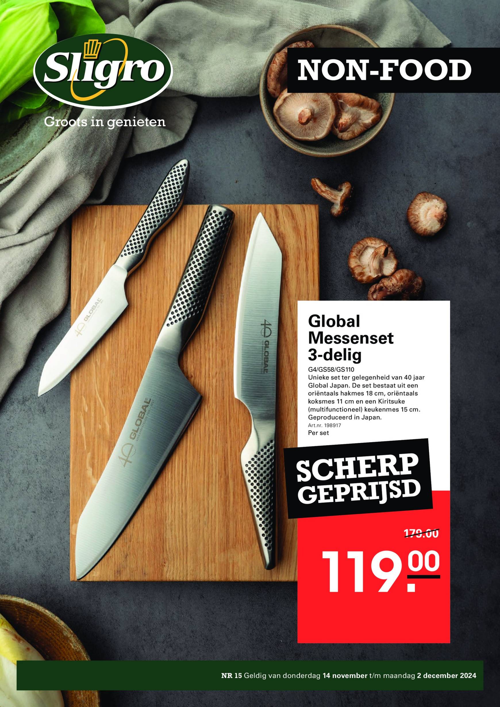 sligro - Sligro - Non-Food folder geldig vanaf 14.11. - 02.12.