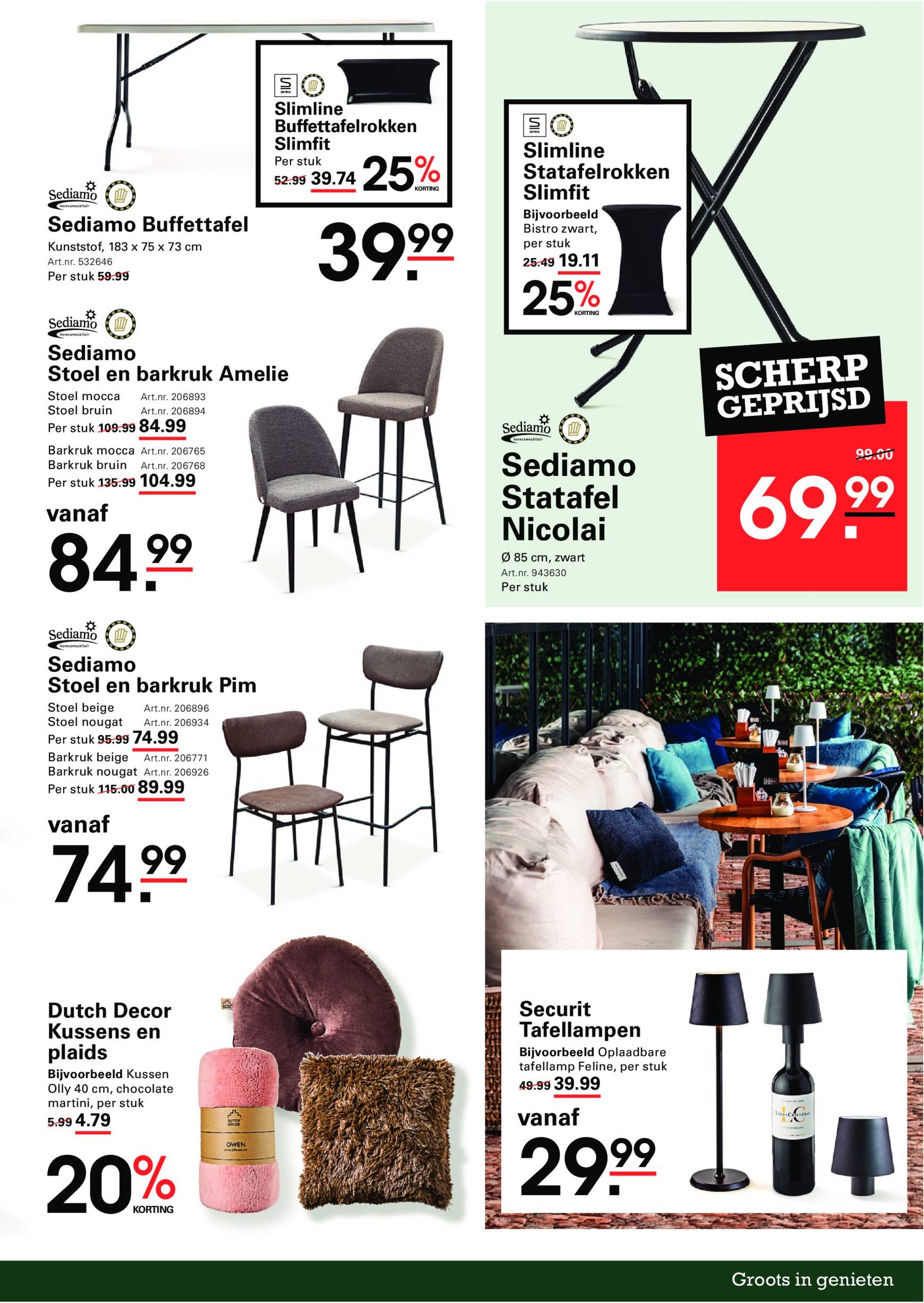 sligro - Sligro - Cafetaria's & Sportkantines folder geldig vanaf 05-12 t/m 31-12 - page: 73