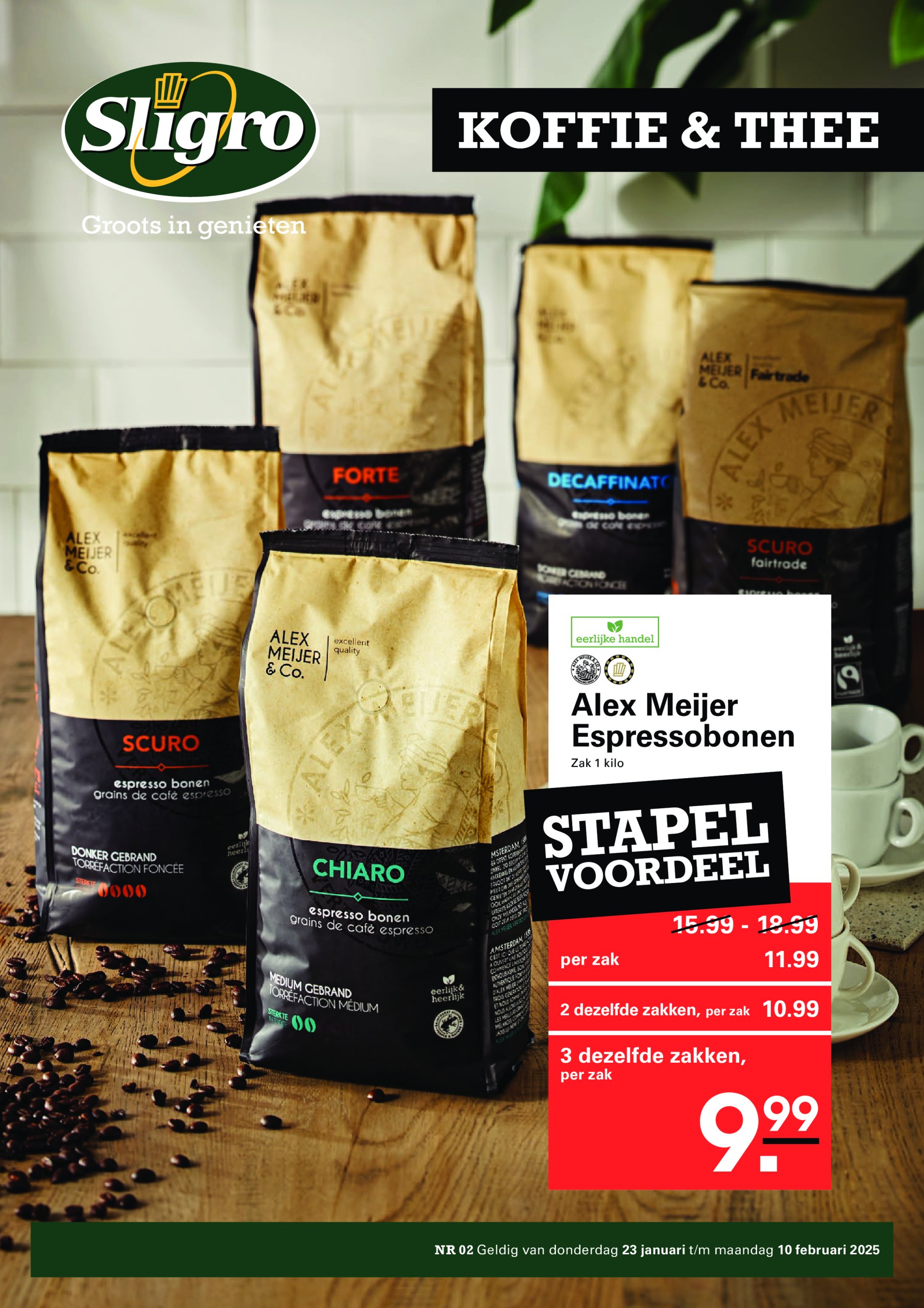 sligro - Sligro - Koffie & Thee folder geldig vanaf 23-01 t/m 10-02