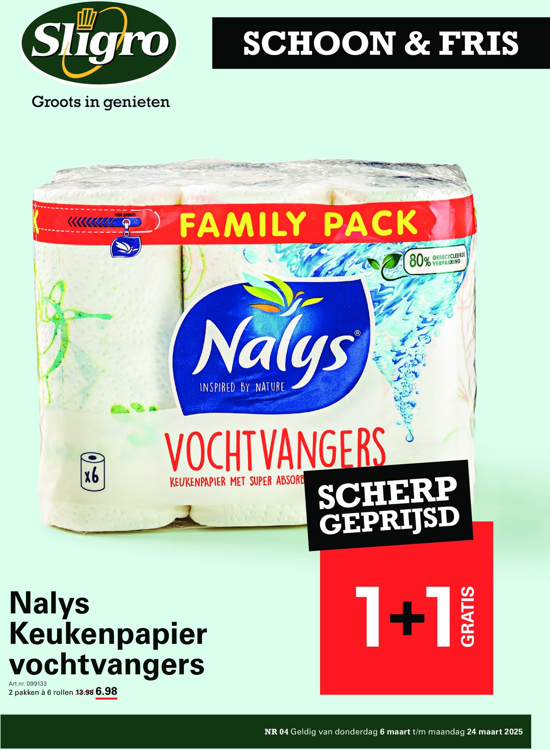 sligro - Sligro - Schoon & Fris folder geldig vanaf 06-03 t/m 24-03