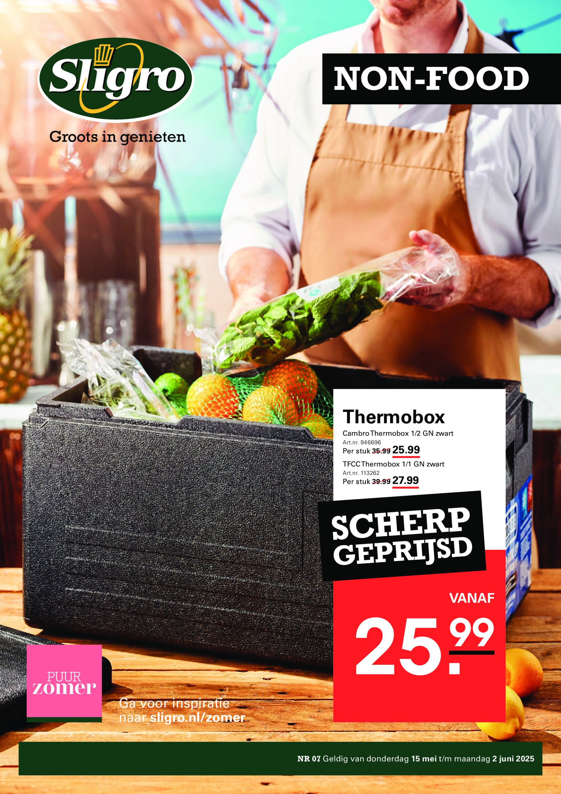 sligro - Sligro - Non-Food folder geldig vanaf 15-05 t/m 02-06