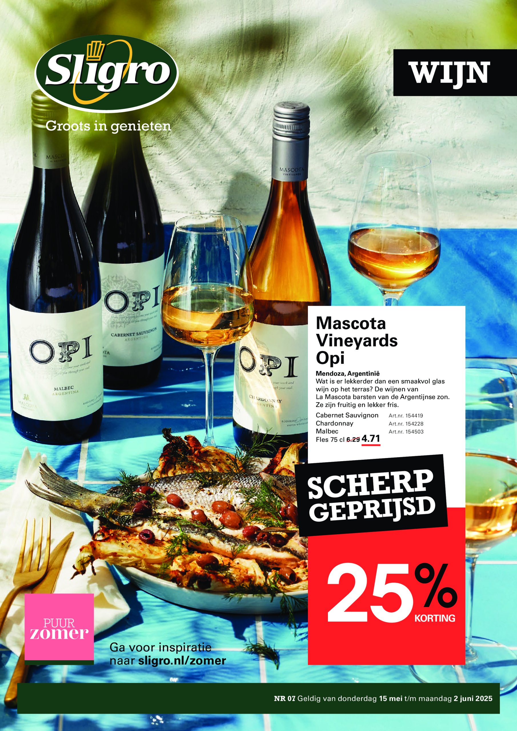 sligro - Sligro - Wijn folder geldig vanaf 15-05 t/m 02-06