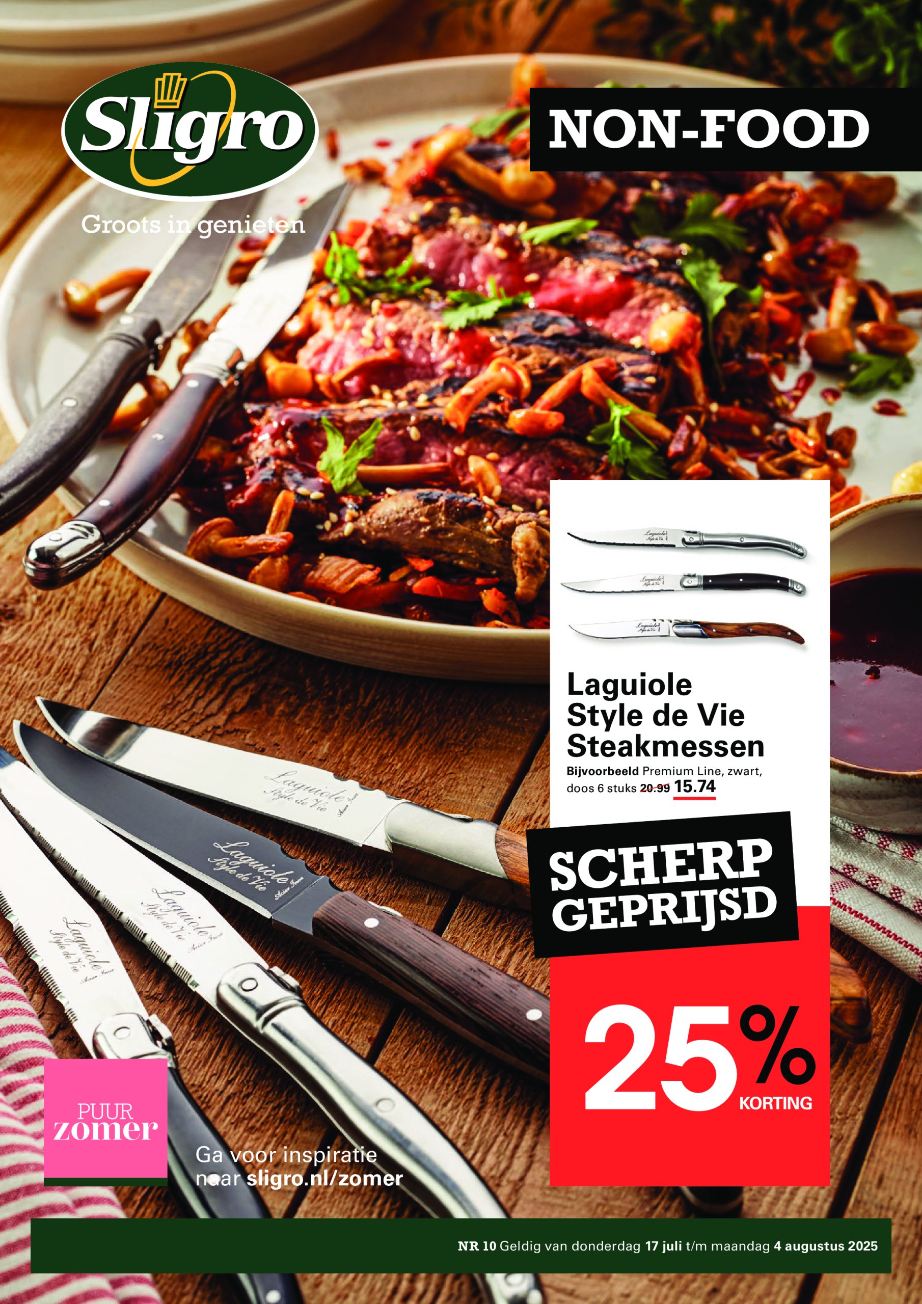 sligro - Sligro - Non-Food folder geldig vanaf 17-07 t/m 04-08