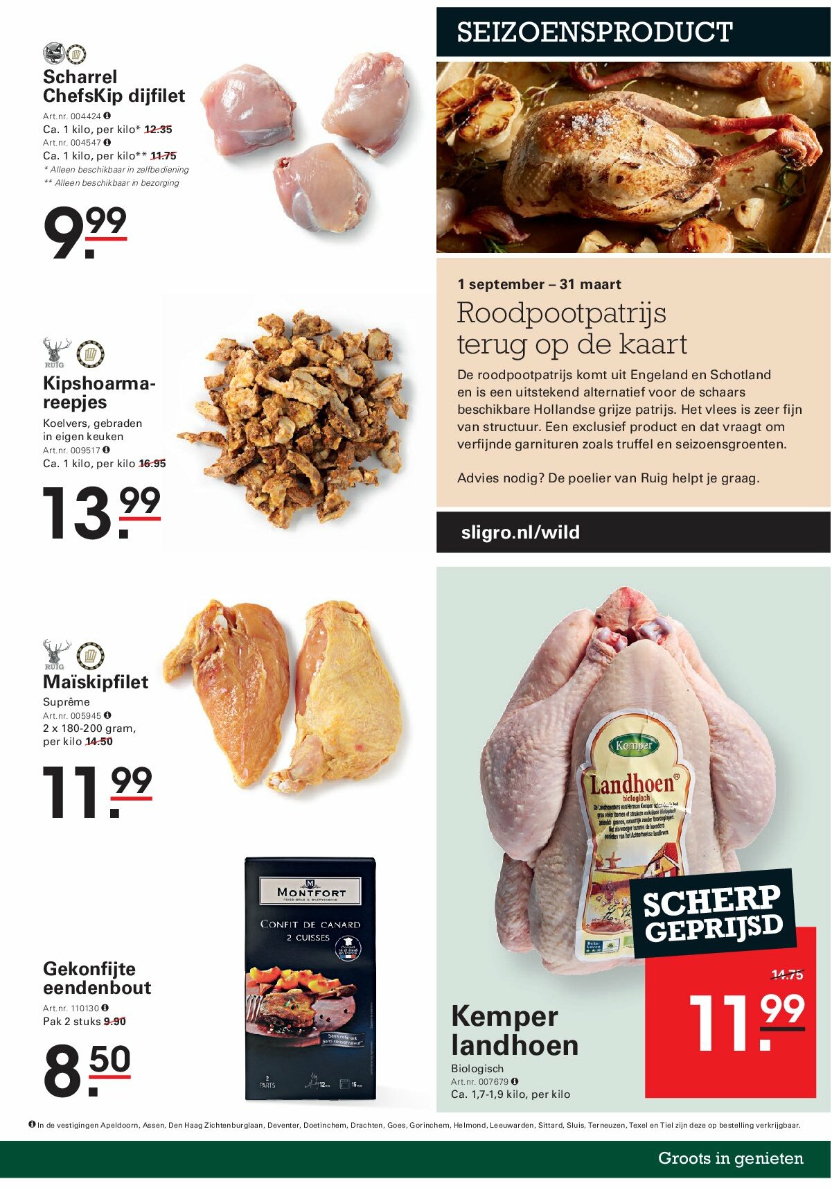 sligro - Sligro - Restaurantactie folder geldig vanaf 28-08 t/m 15-09 - page: 27 sligro - Sligro - Restaurantactie folder geldig vanaf 28-08 t/m 15-09 - page: 27