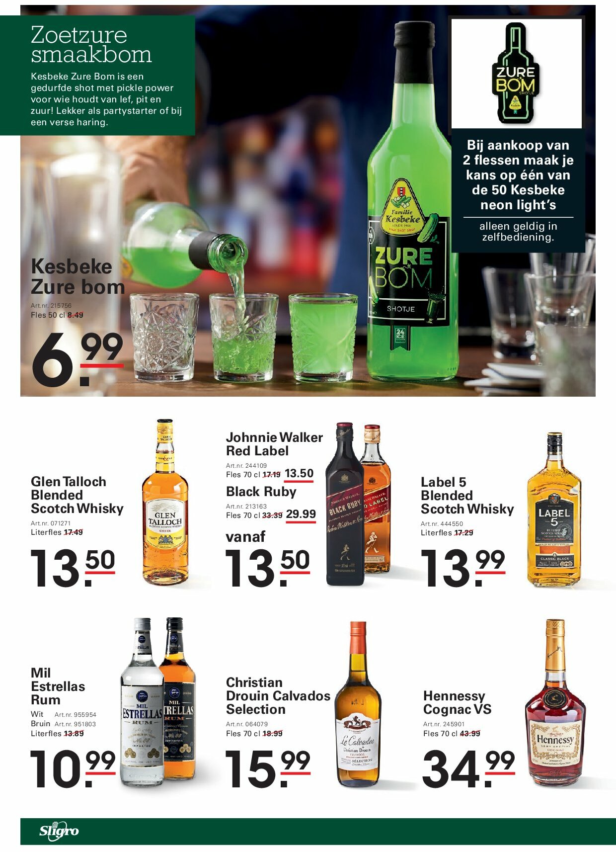 sligro - Sligro - Restaurantactie folder geldig vanaf 28-08 t/m 15-09 - page: 60 sligro - Sligro - Restaurantactie folder geldig vanaf 28-08 t/m 15-09 - page: 60