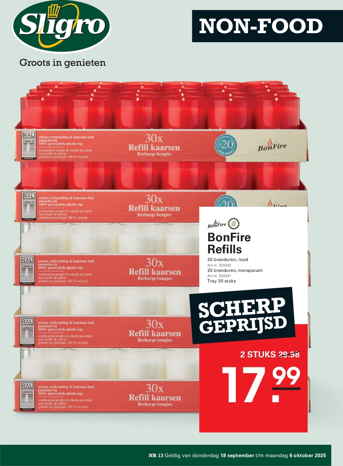 sligro - Sligro - Non-Food folder geldig vanaf 18-09 t/m 06-10