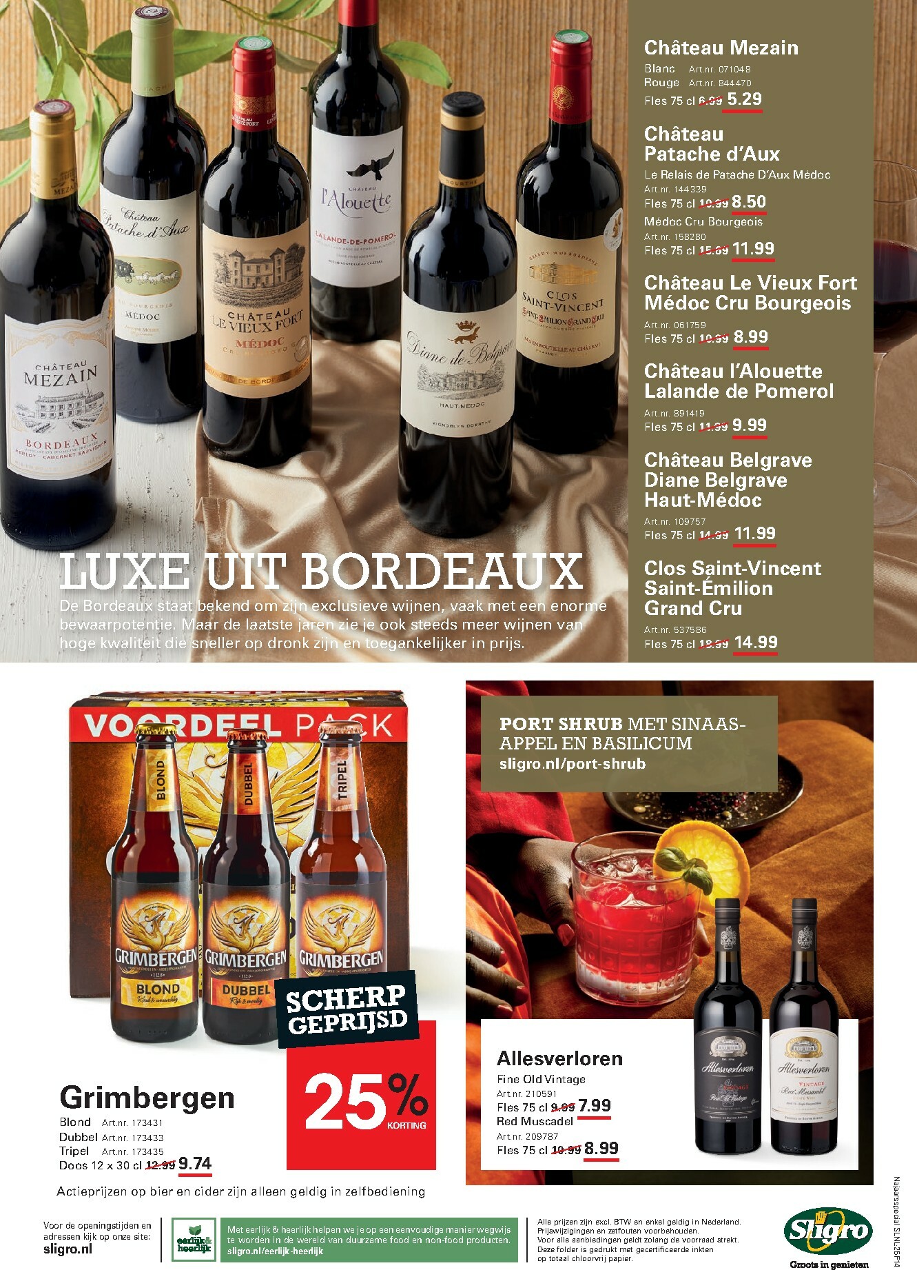 sligro - Sligro - Herfstspecial folder geldig vanaf 09-10 t/m 27-10 - page: 16
