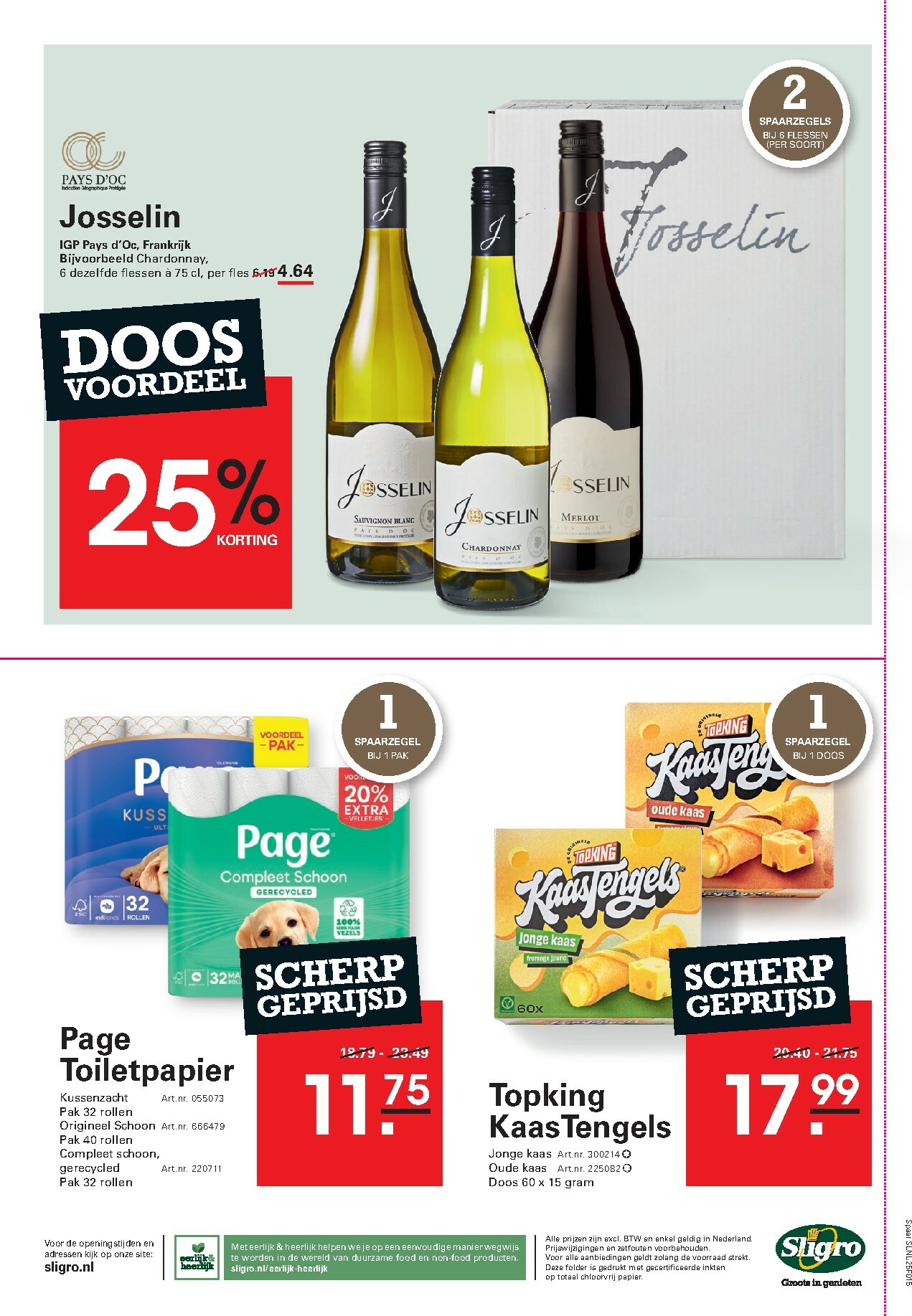 sligro - De Sligro - Spaarfolder folder geldig vanaf 30-10 t/m 17-11 - page: 46 sligro - De Sligro - Spaarfolder folder geldig vanaf 30-10 t/m 17-11 - page: 46