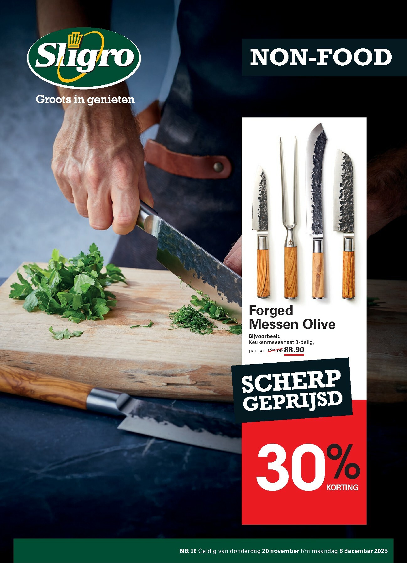 sligro - De Sligro - Non-Food folder geldig vanaf 20-11 t/m 08-12