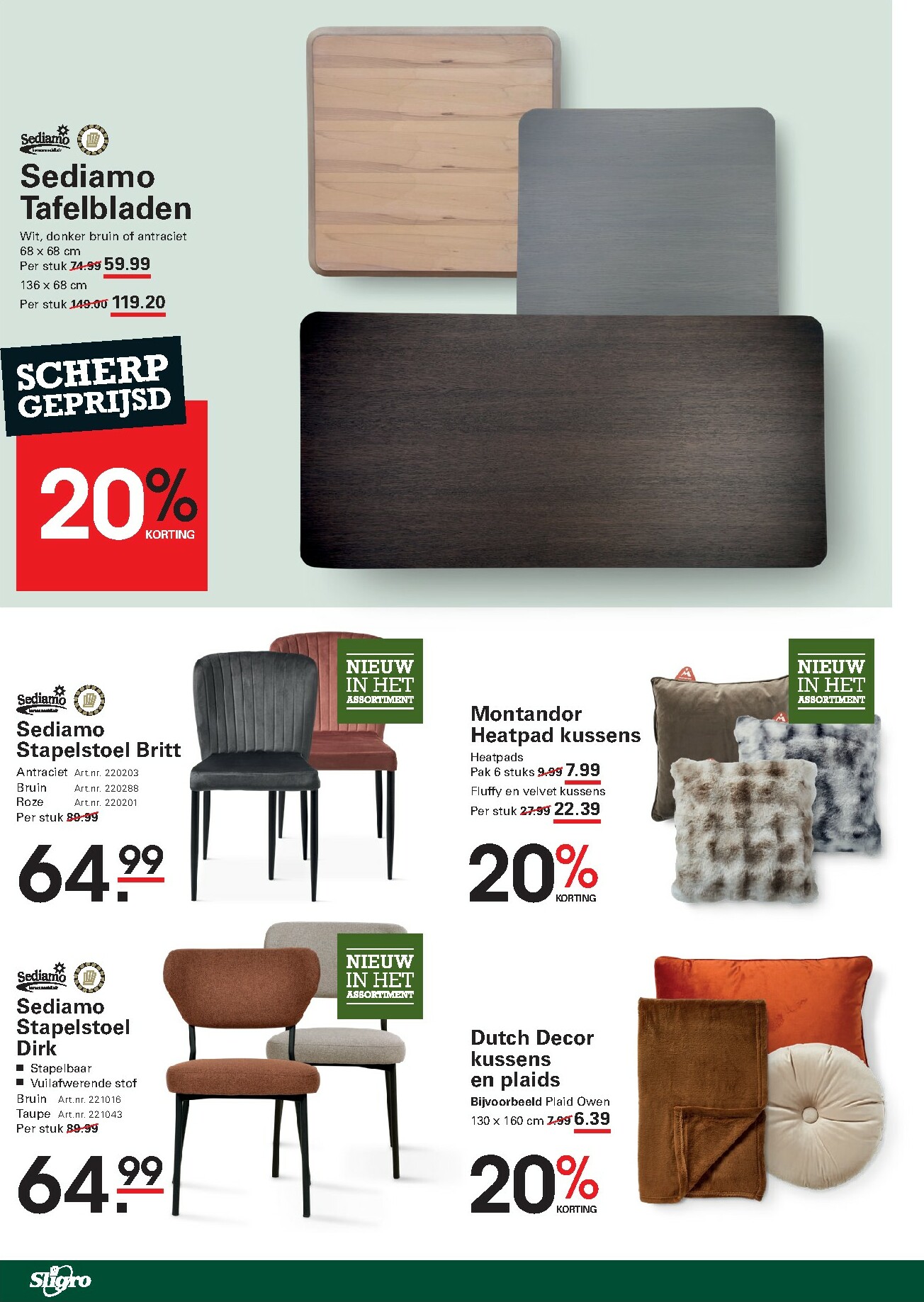 sligro - De Sligro - Food folder geldig vanaf 20-11 t/m 08-12 - page: 62