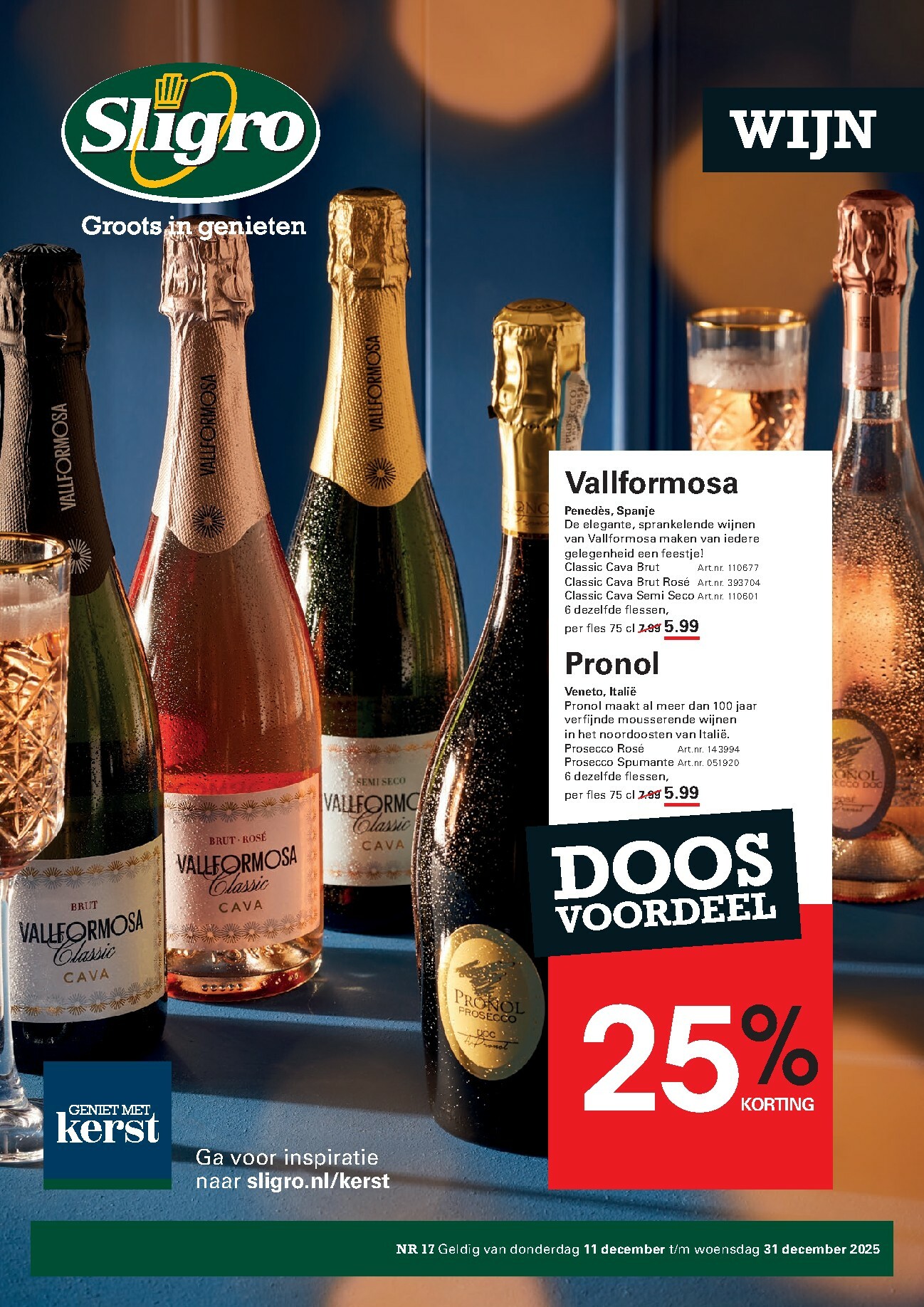 sligro - De Sligro - Wijn folder geldig vanaf 11-12 t/m 31-12
