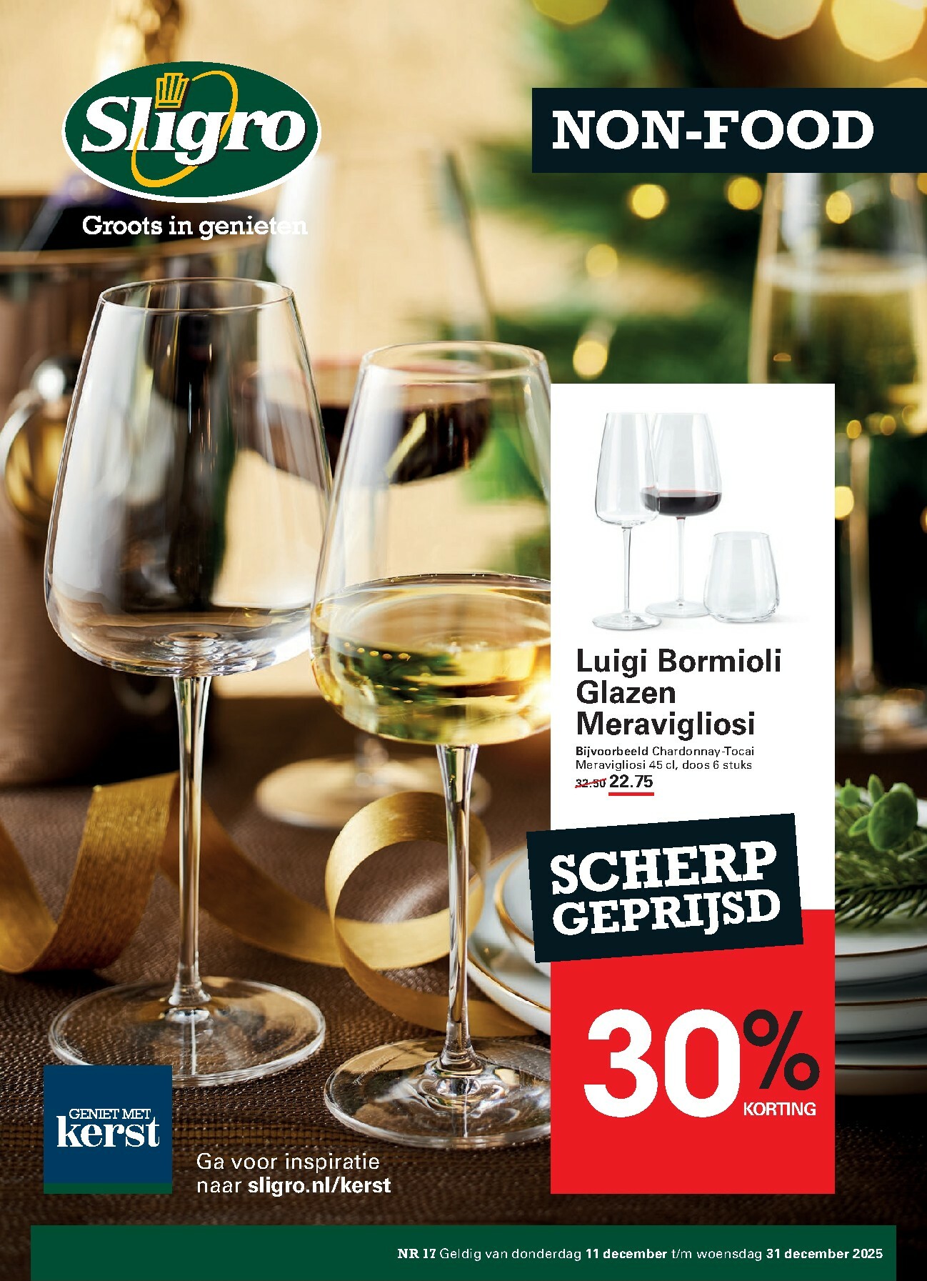 sligro - De Sligro - Non-Food folder geldig vanaf 11-12 t/m 31-12