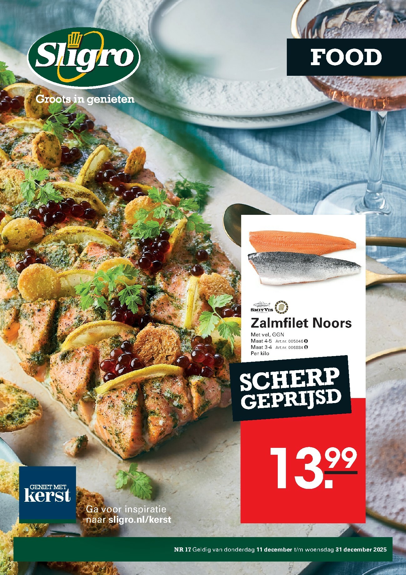 sligro - De Sligro - Food folder geldig vanaf 11-12 t/m 31-12 - page: 1