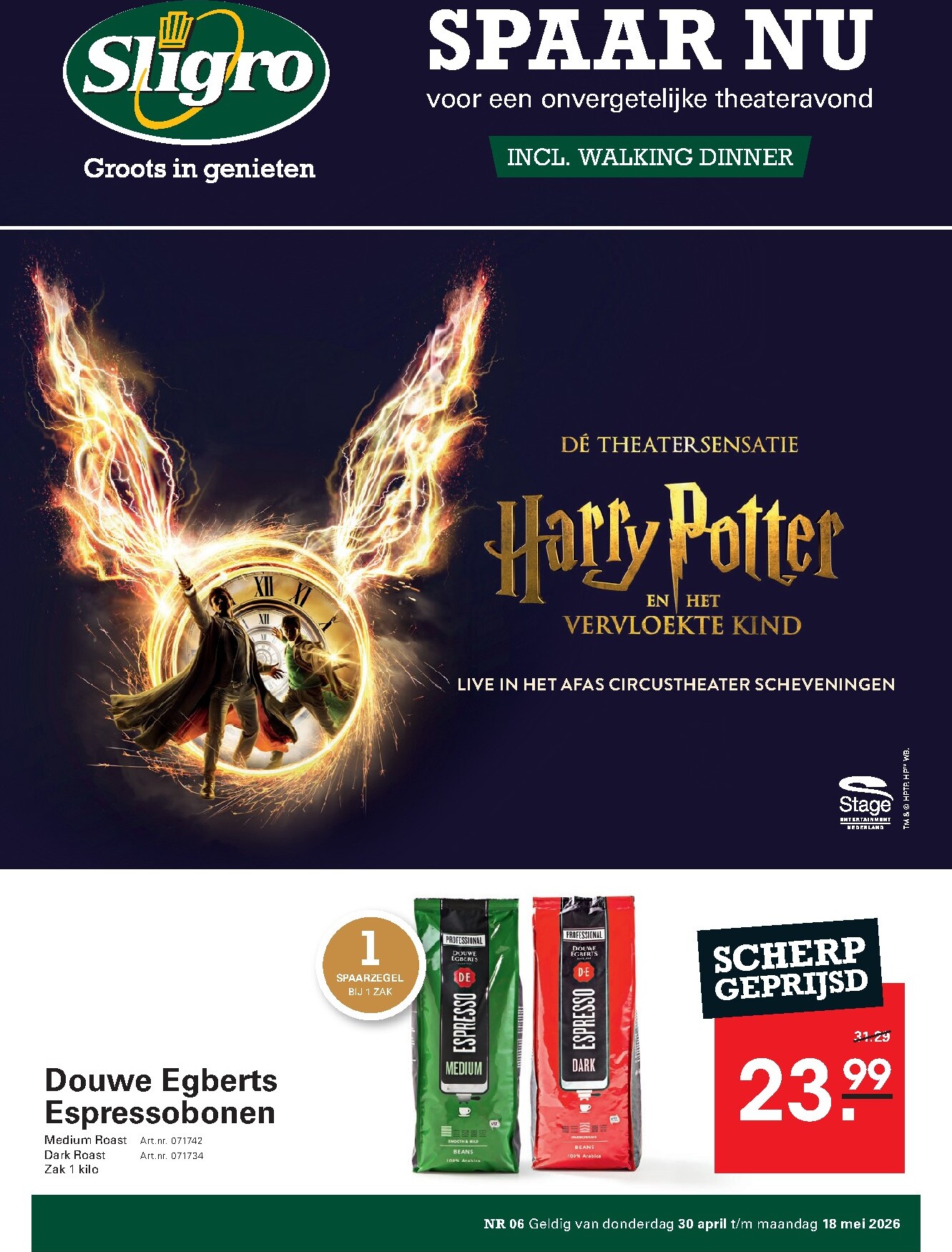 sligro - Toekomstige Sligro - Spaarfolder folder geldig van donderdag 30-04-2026 tot maandag 18-05-2026