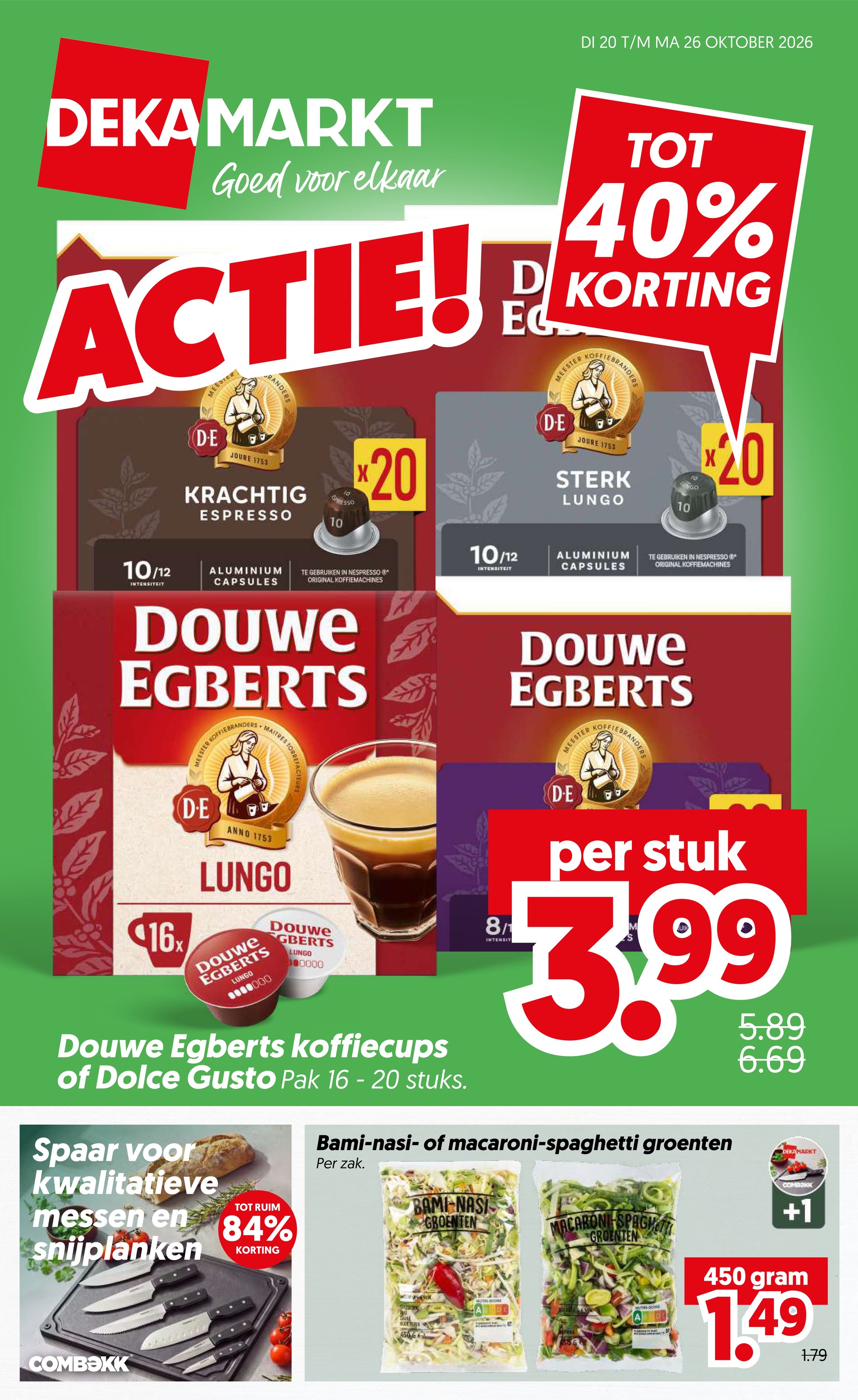 dekamarkt - Dekamarkt folder voor volgende week van dinsdag 20-10-2026 tot maandag 26-10-2026 - page: 1