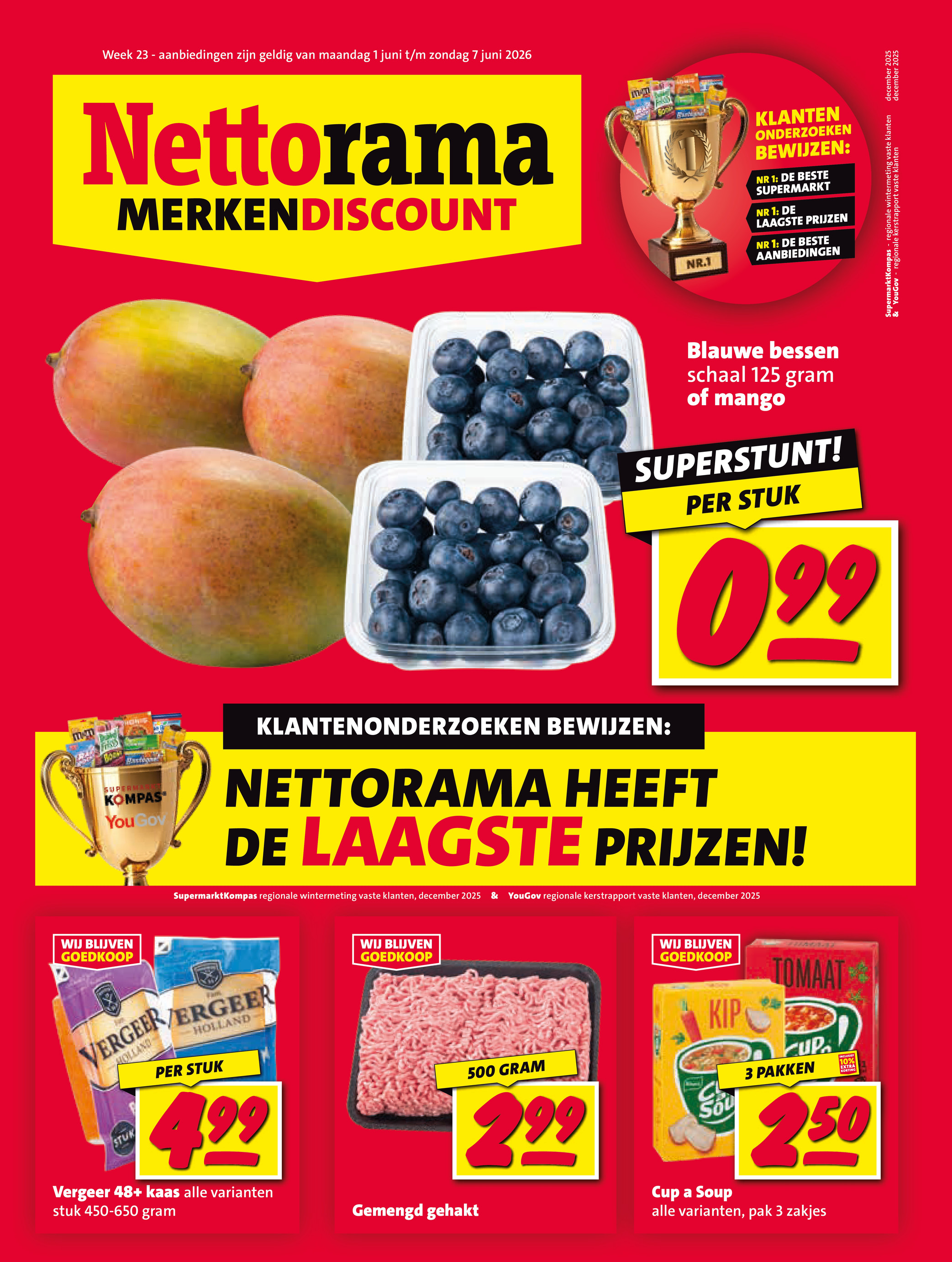 nettorama - Nettorama folder voor volgende week van maandag 01-06-2026 tot zondag 07-06-2026 - page: 1